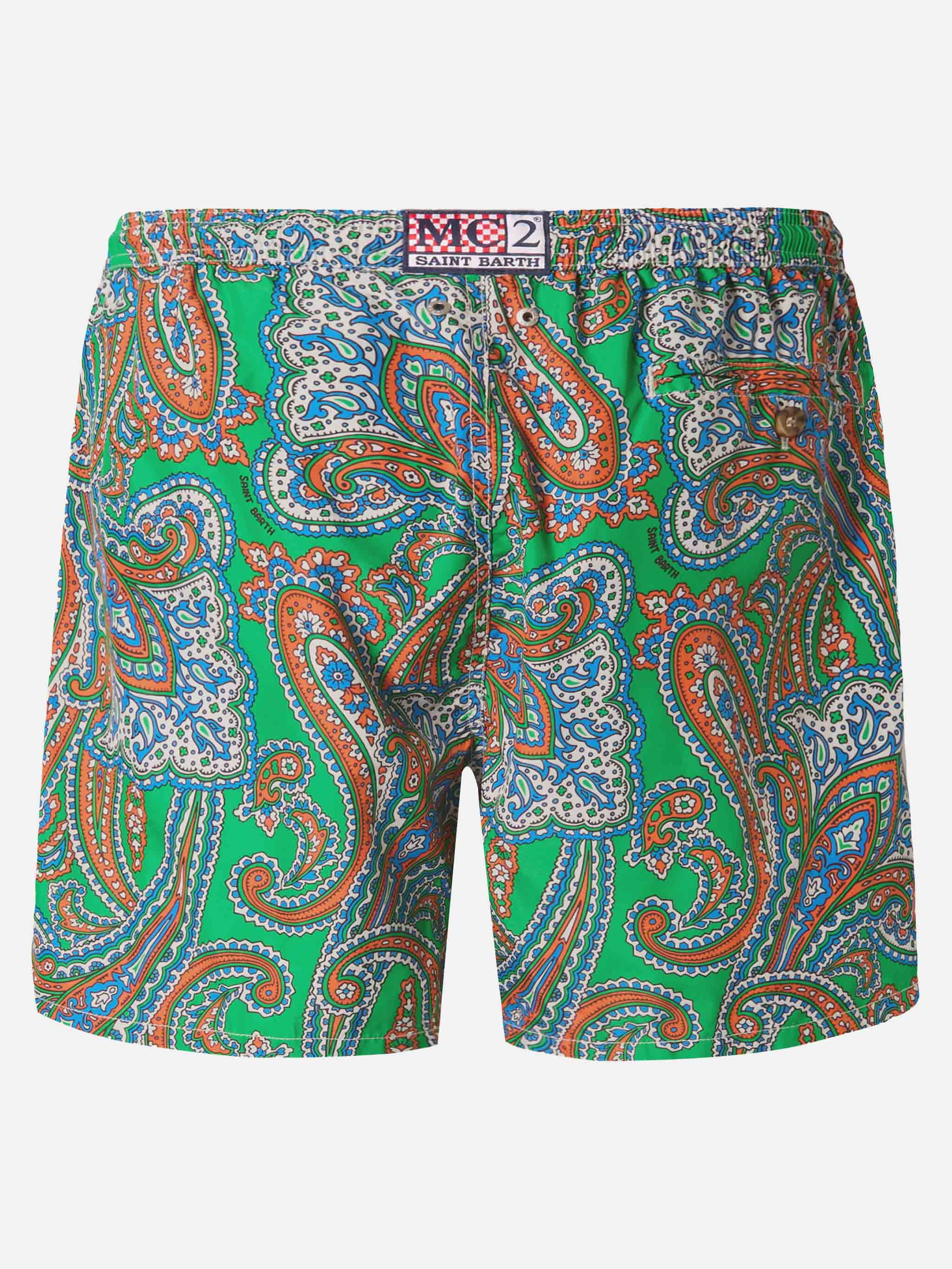 Costume mare Lighting 70 in tessuto leggero con stampa paisley - Image 2