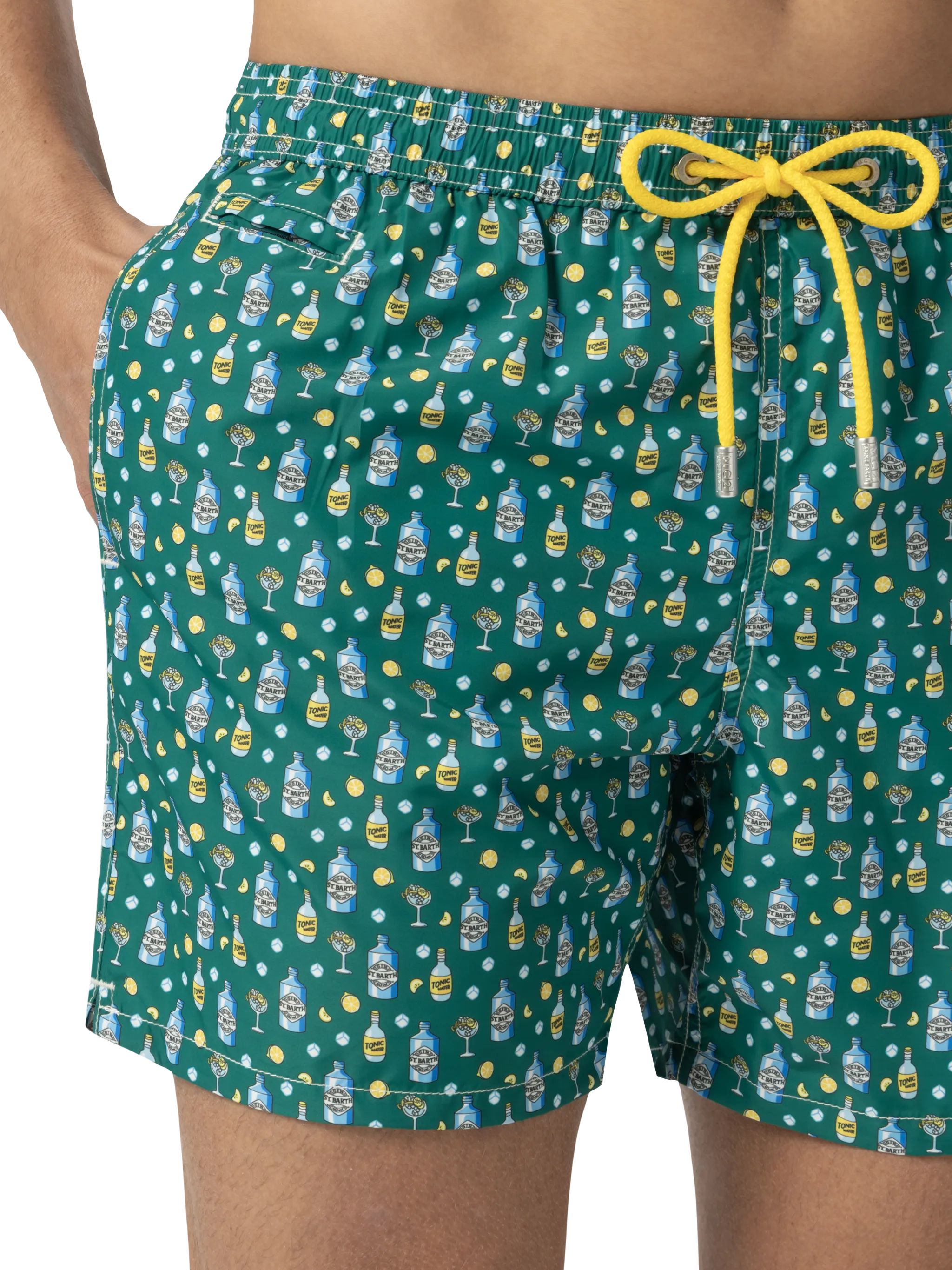 Costume mare Lighting in tessuto leggero con stampa gin lemon - Image 5