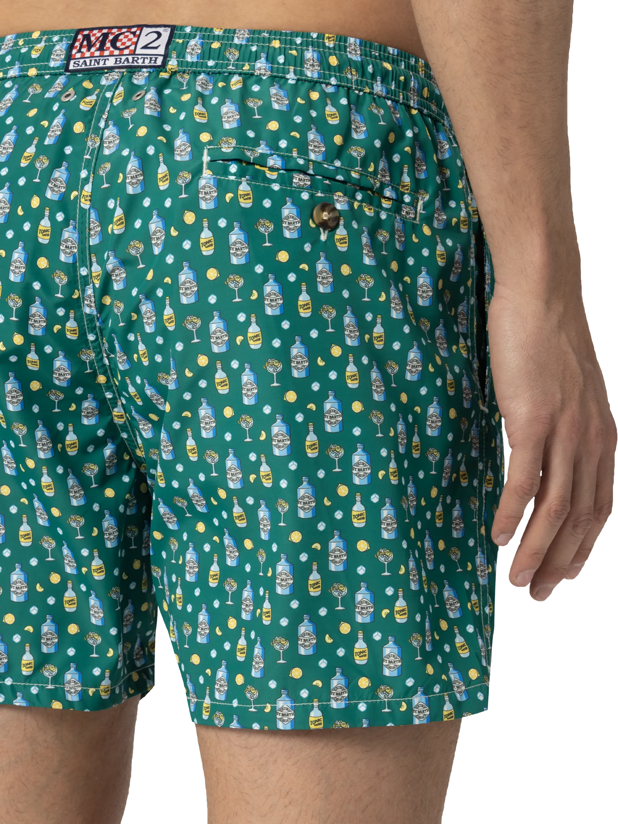 Costume mare Lighting in tessuto leggero con stampa gin lemon - Image 6