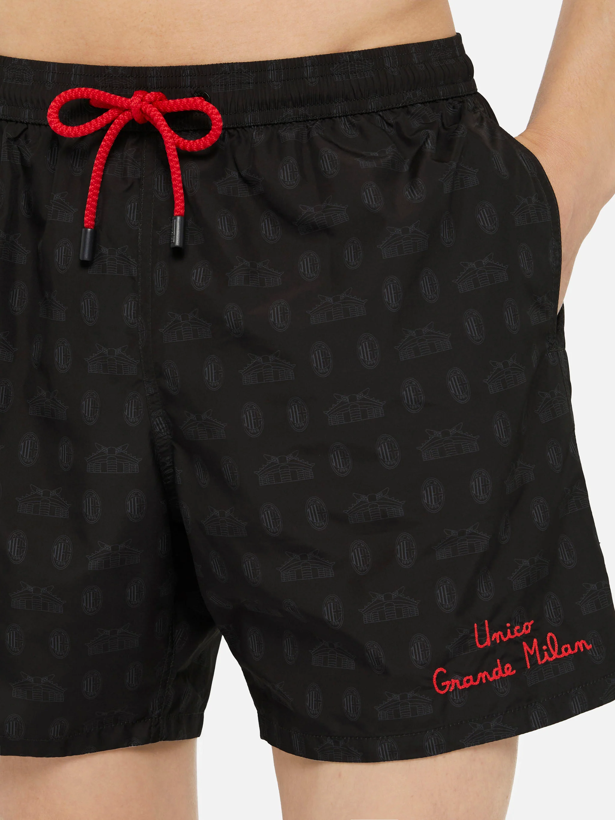 Costume mare Lighting in tessuto leggero con stampa Milan | AC MILAN SPECIAL EDITION - Image 4