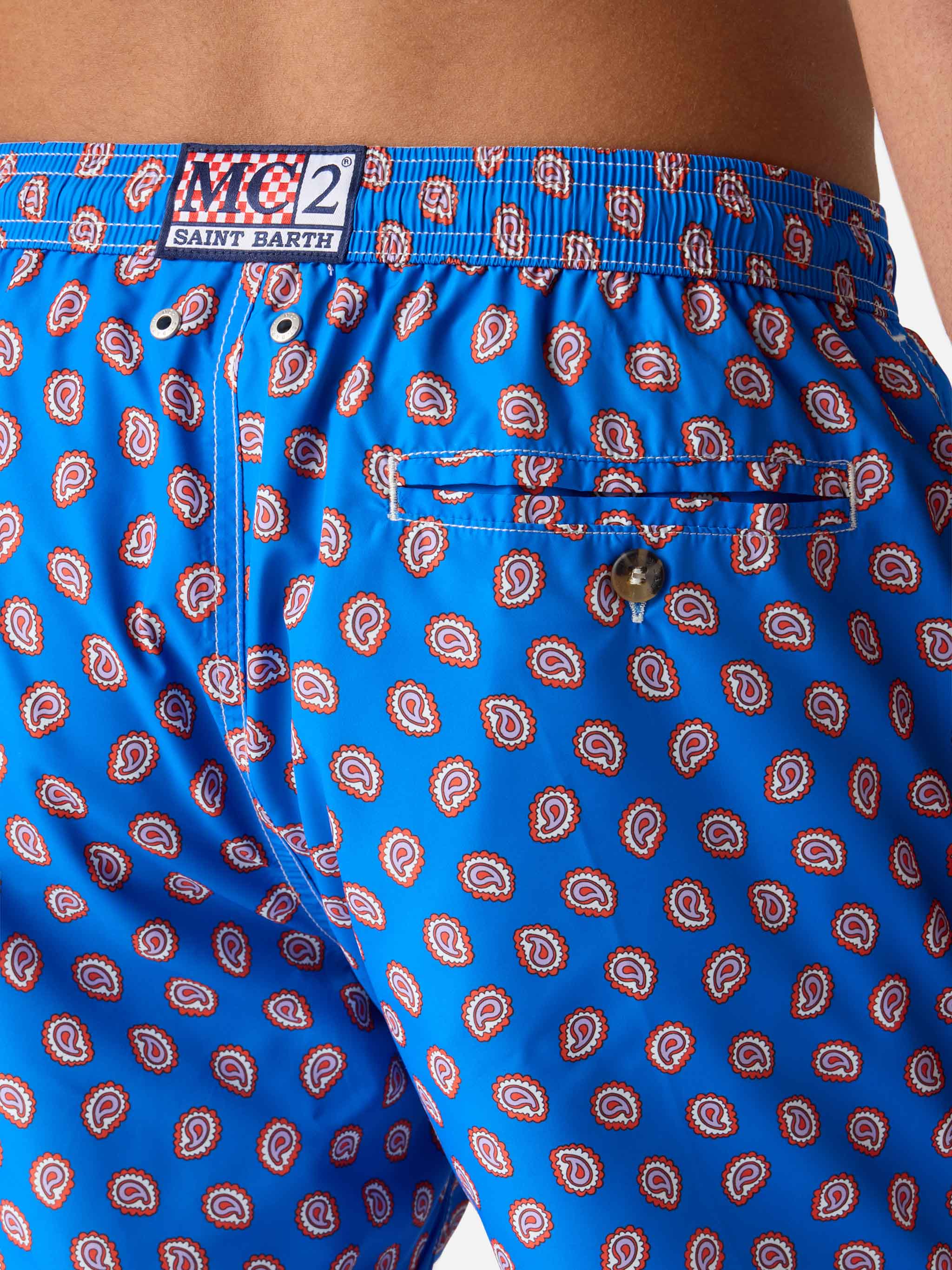 Costume mare Lighting in tessuto leggero con stampa paisley - Image 6