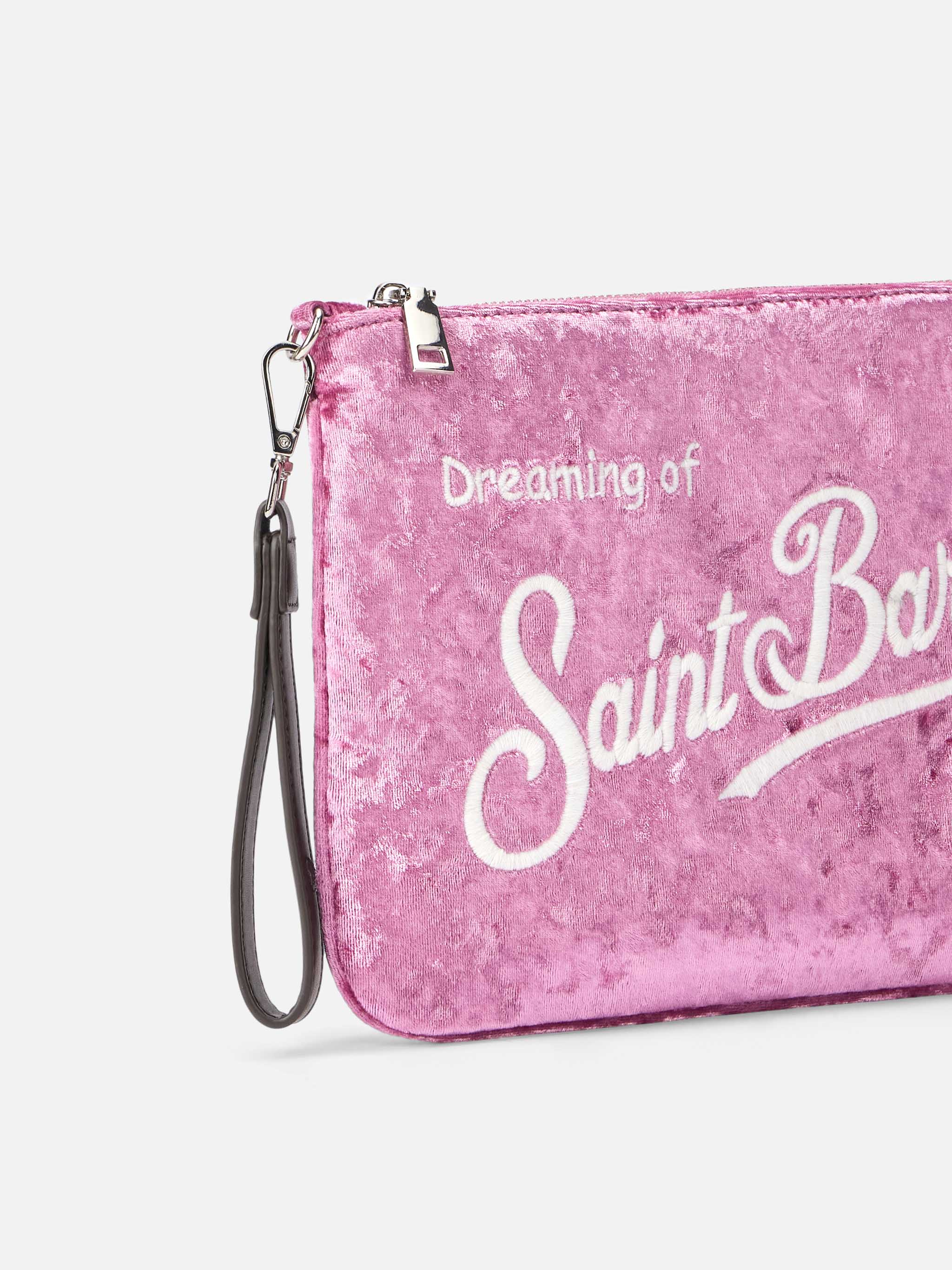 Pouch Parisienne in ciniglia lilla con catena - Image 3