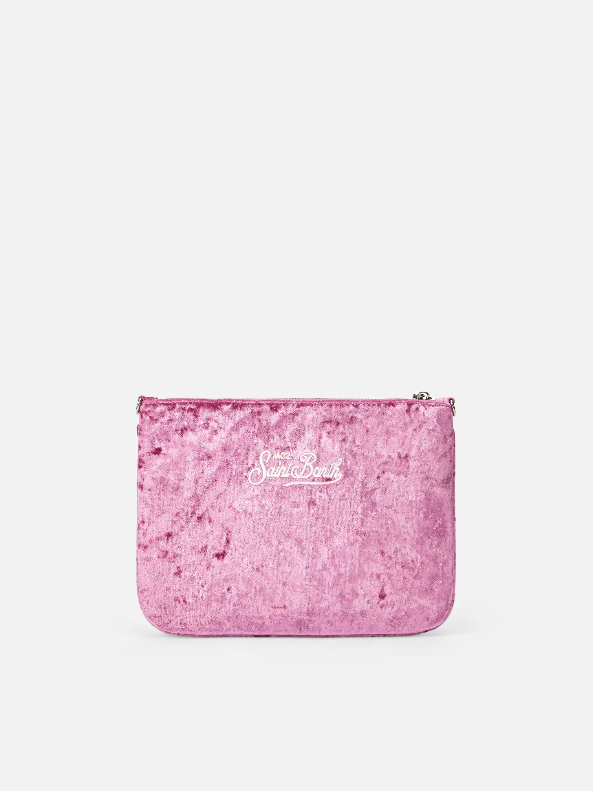 Pouch Parisienne in ciniglia lilla con catena - Image 4
