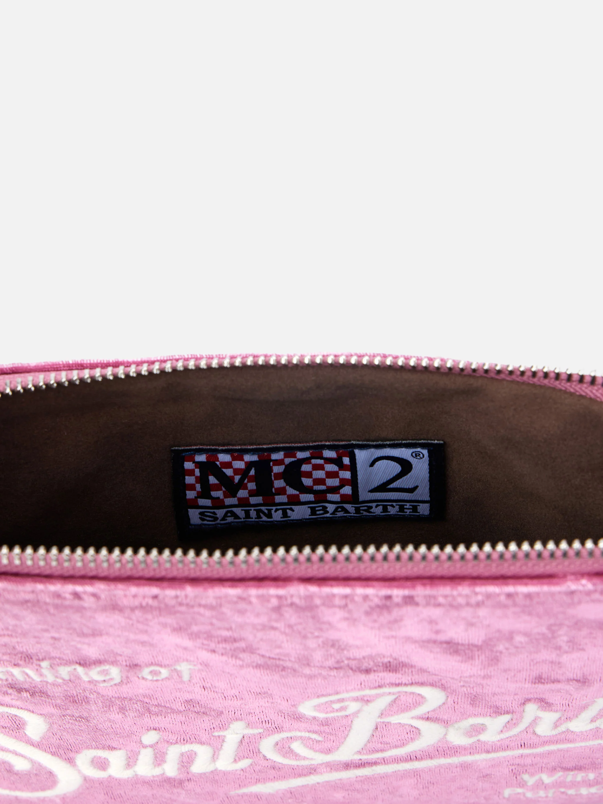 Pouch Parisienne in ciniglia lilla con catena - Image 5