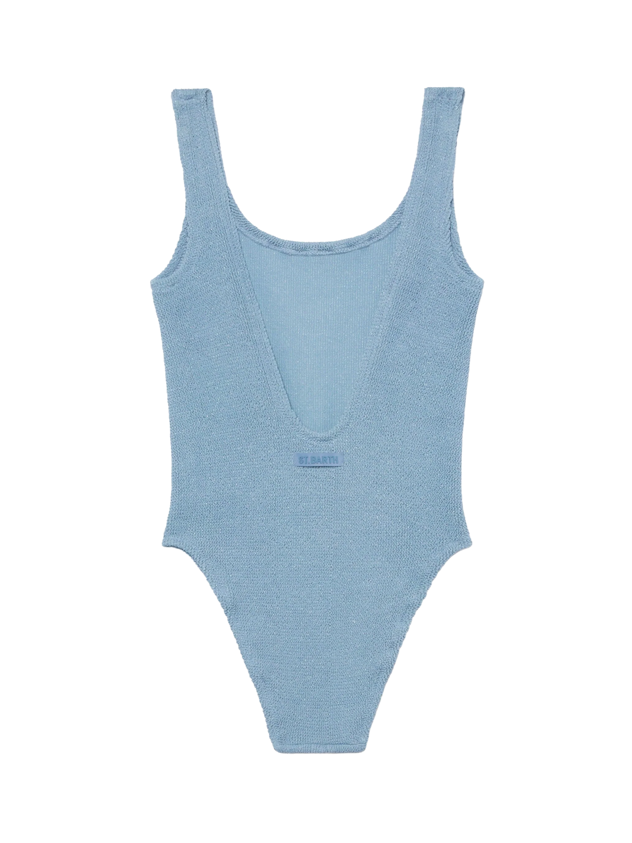 Costume intero Lora crinkle lurex avio - Image 3