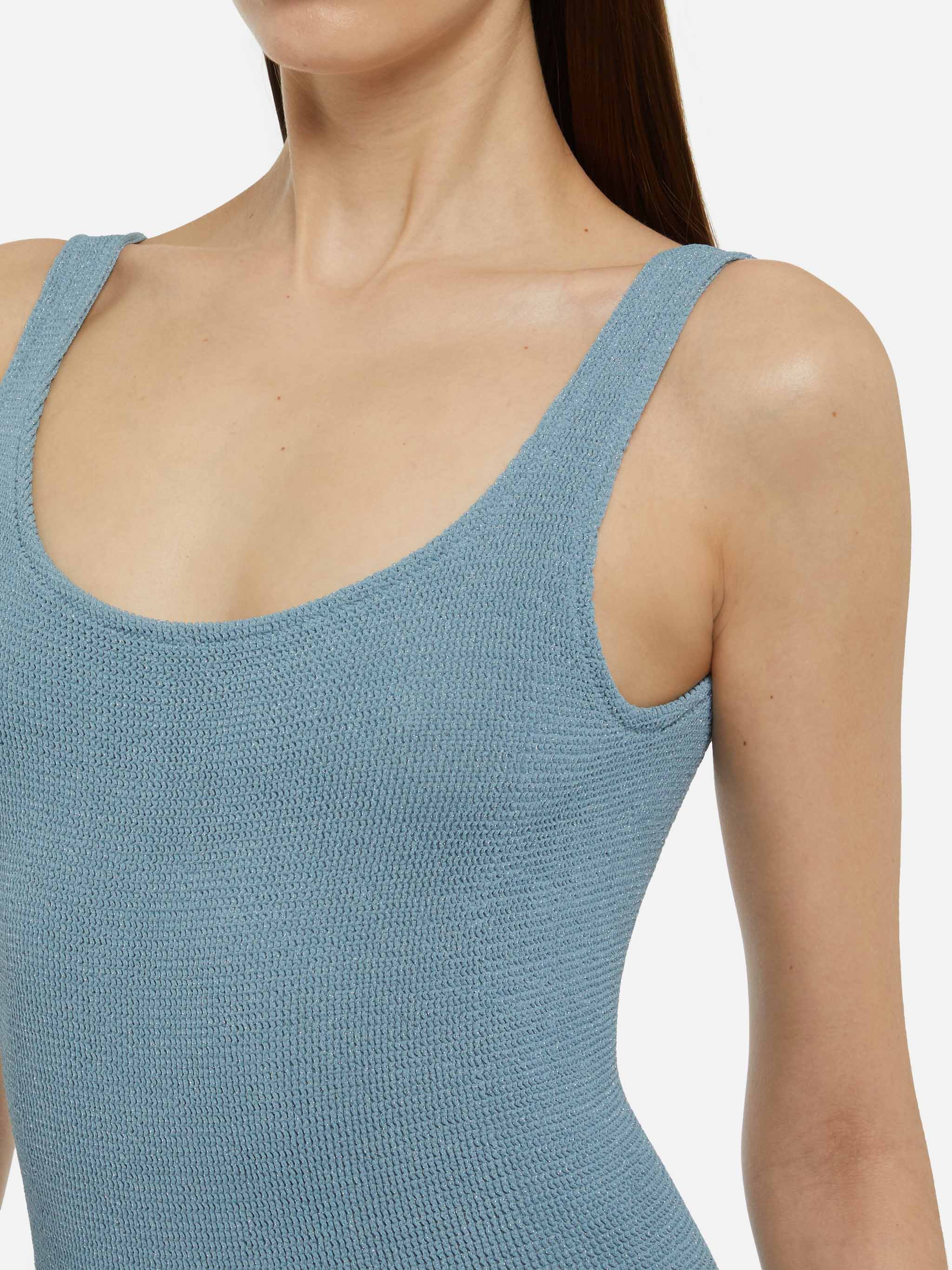 Costume intero Lora crinkle lurex avio - Image 5