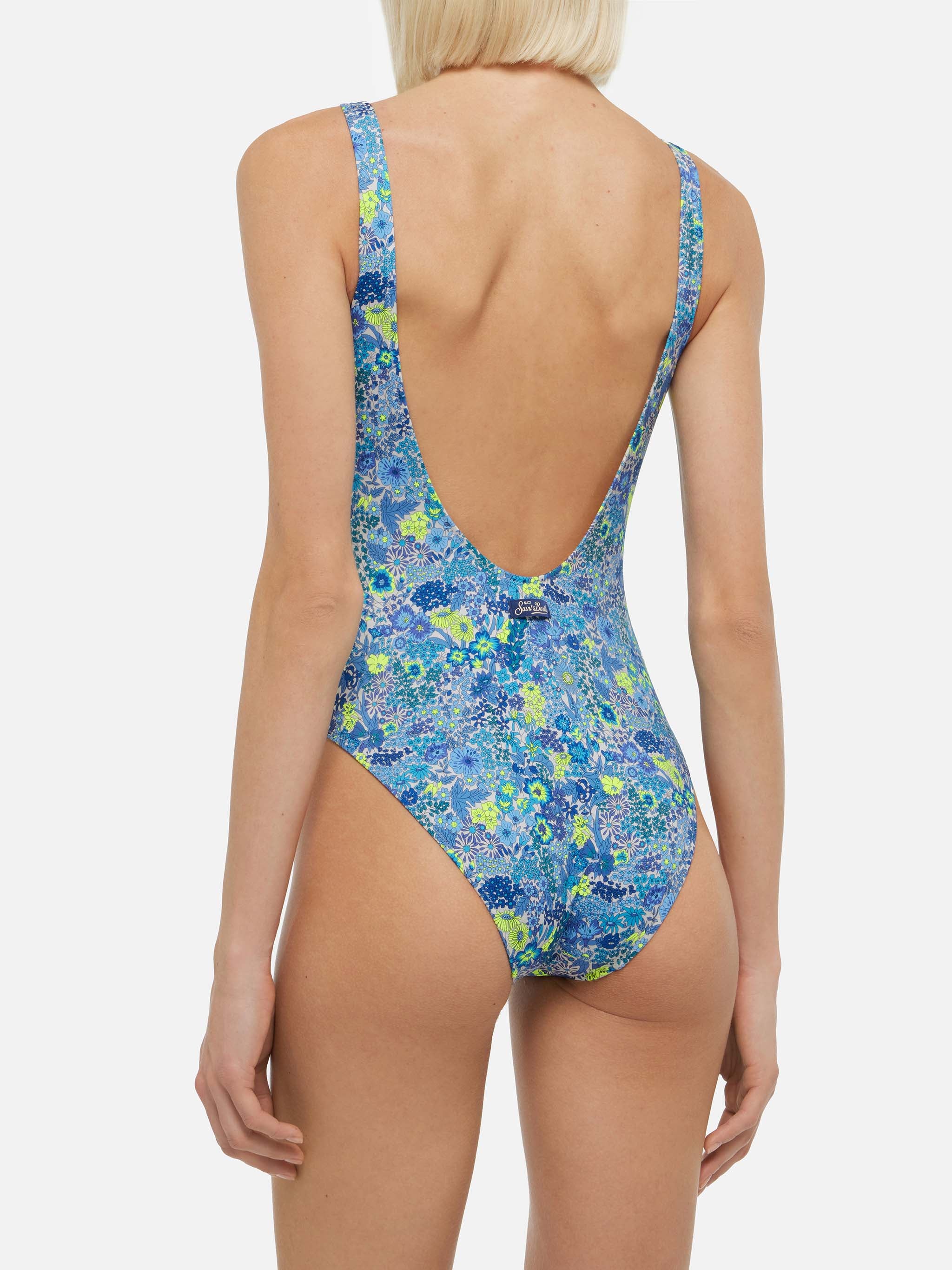 Costume intero Lora con stampa Margaret Annie | REALIZZATO CON TESSUTO LIBERTY - Image 4