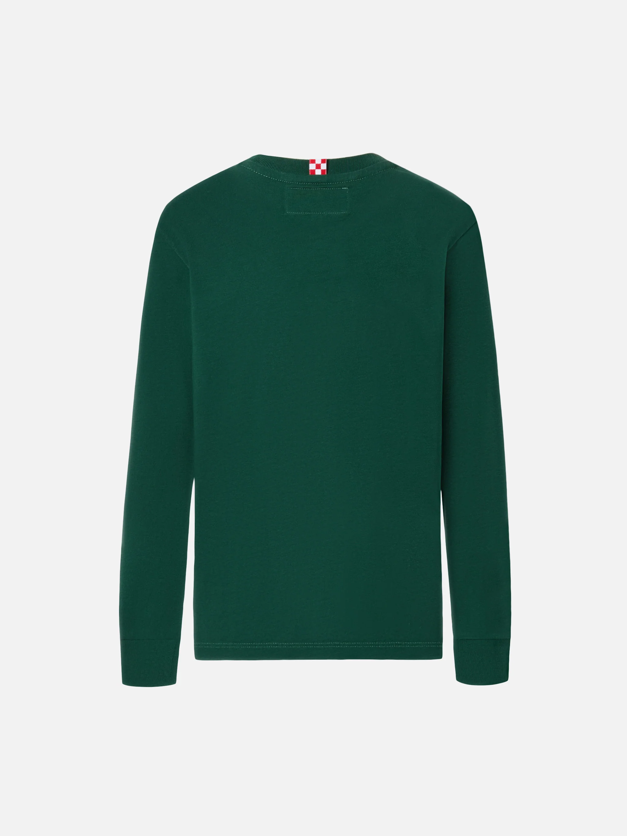 T-shirt Luton Jr verde  ricamo Me ne vado dai nonni - Image 2