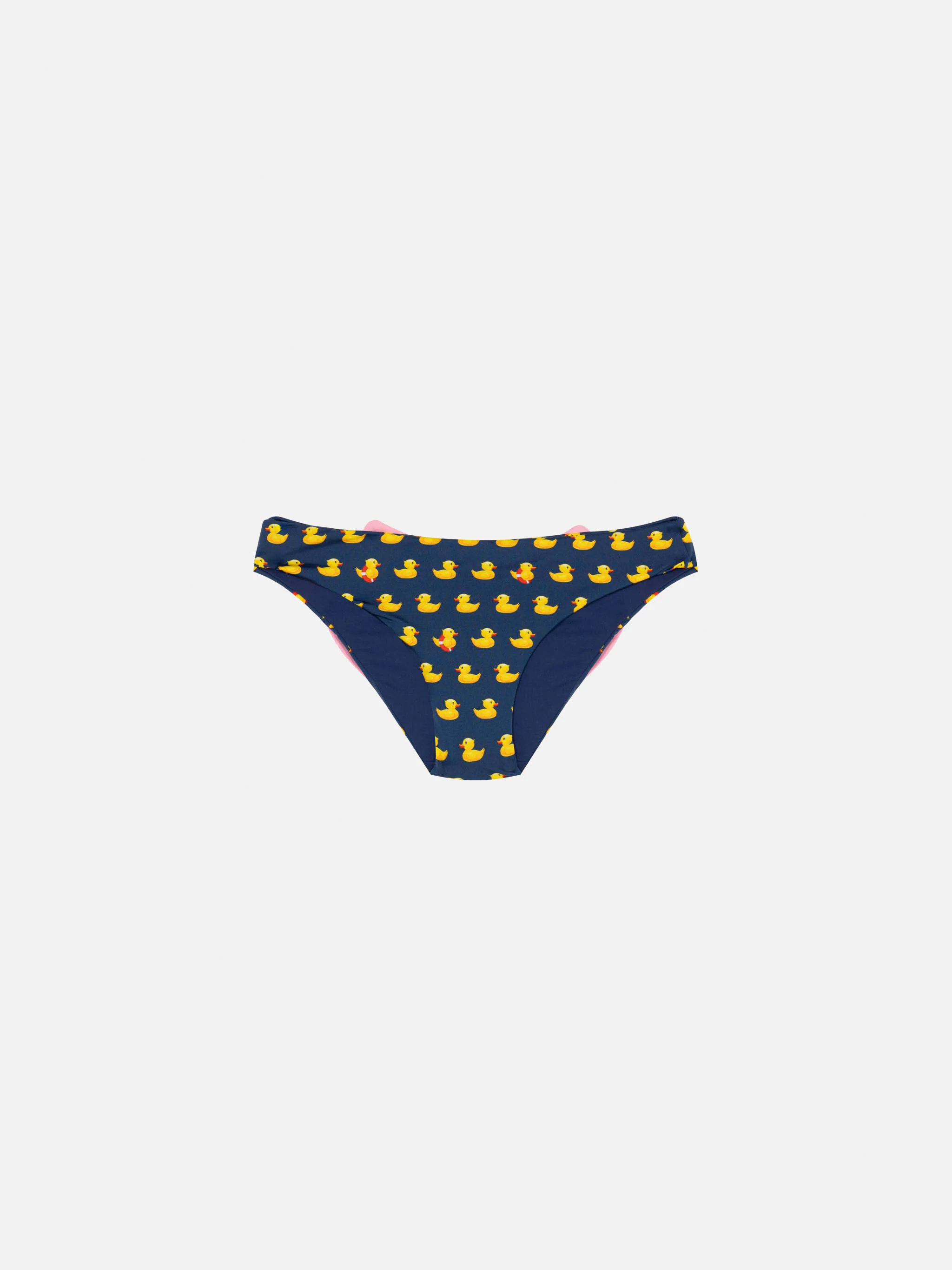 Slip da mare Madame con fiocco e stampa paperelle - Image 2