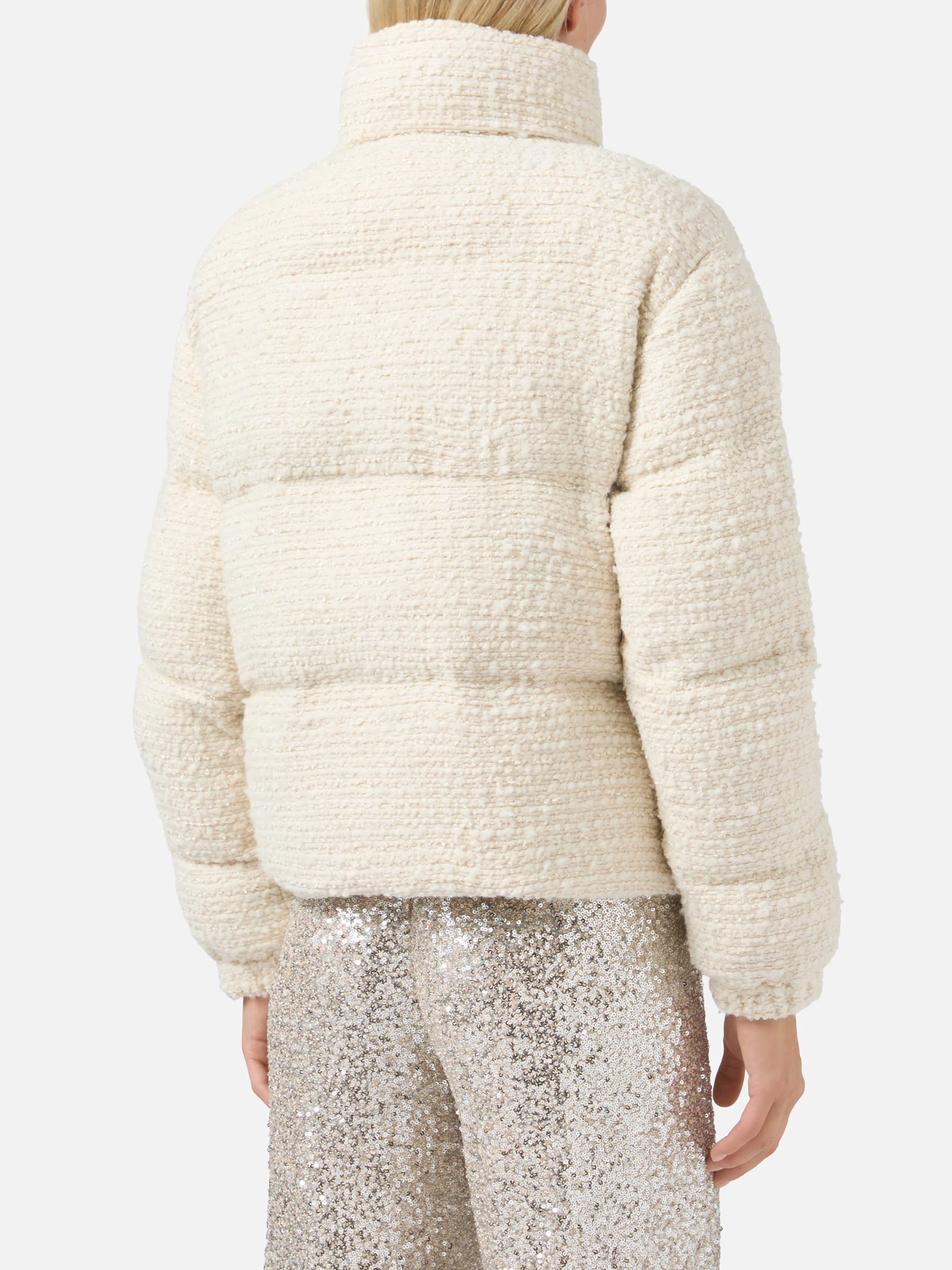 Giubbotto Maddy Tweed imbottito in tweed lurex - Image 4