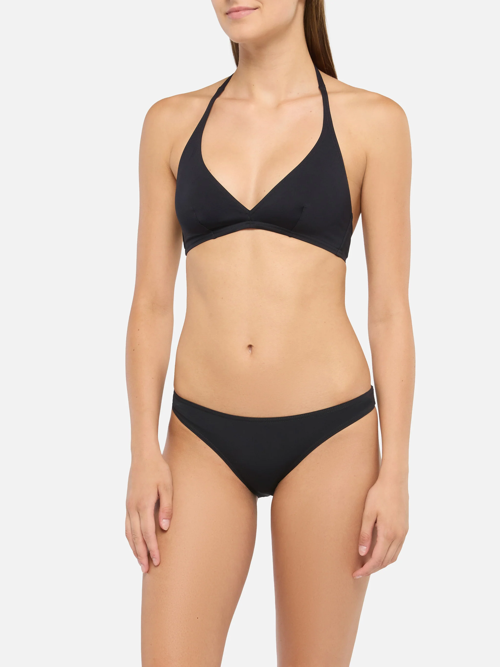 Bikini triangolo a bralette Gaia Maia color nero - Image 2