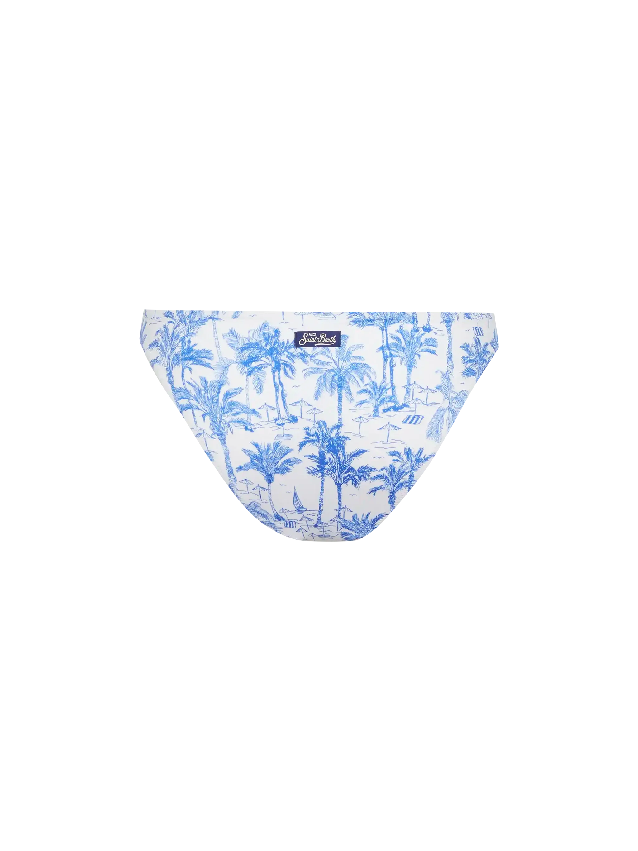 Slip mare a vita alta Maia con stampa toile de jouy - Image 2