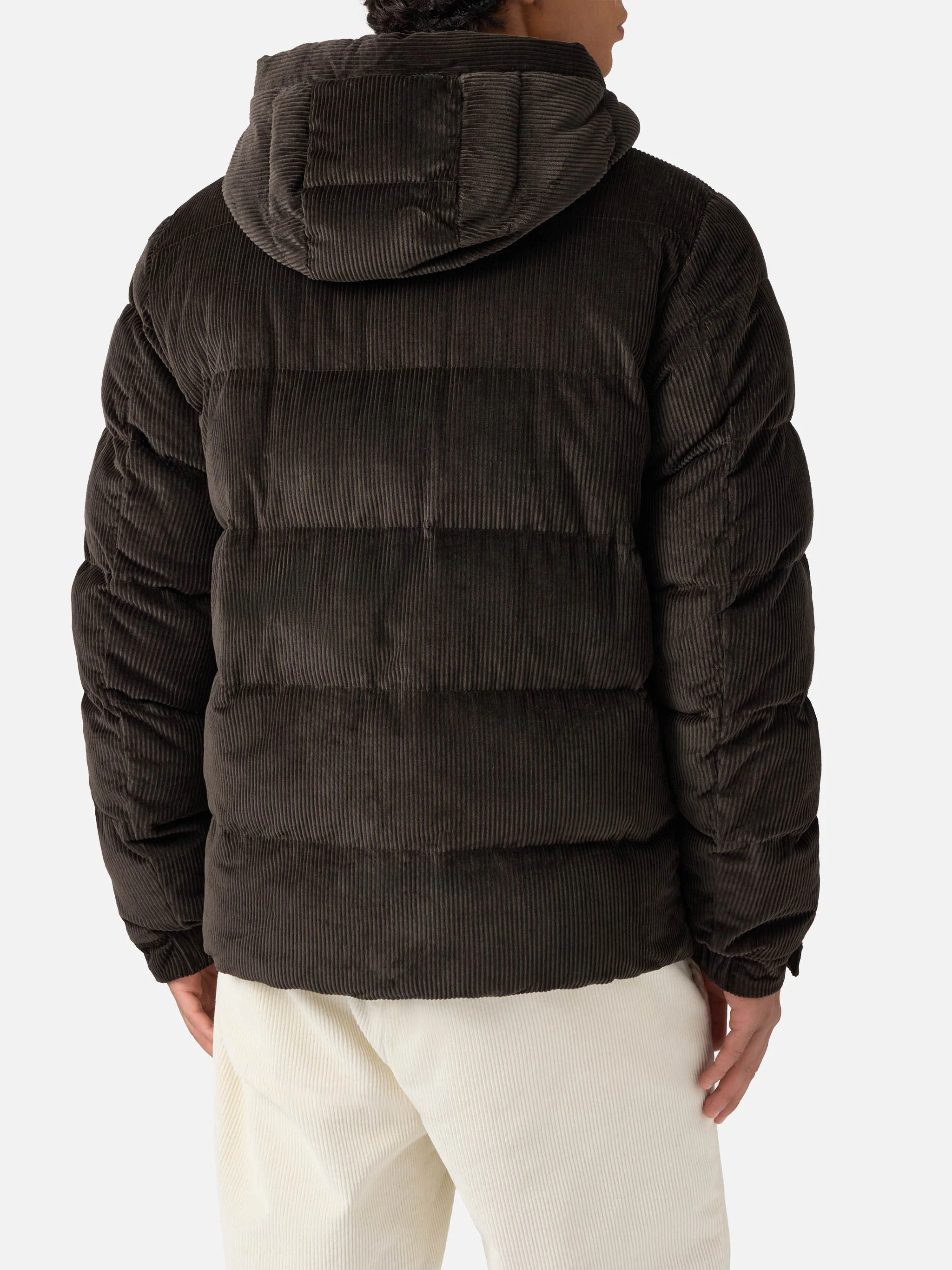Giacca imbottita con cappuccio Maier Pocket Corduroy - Image 4