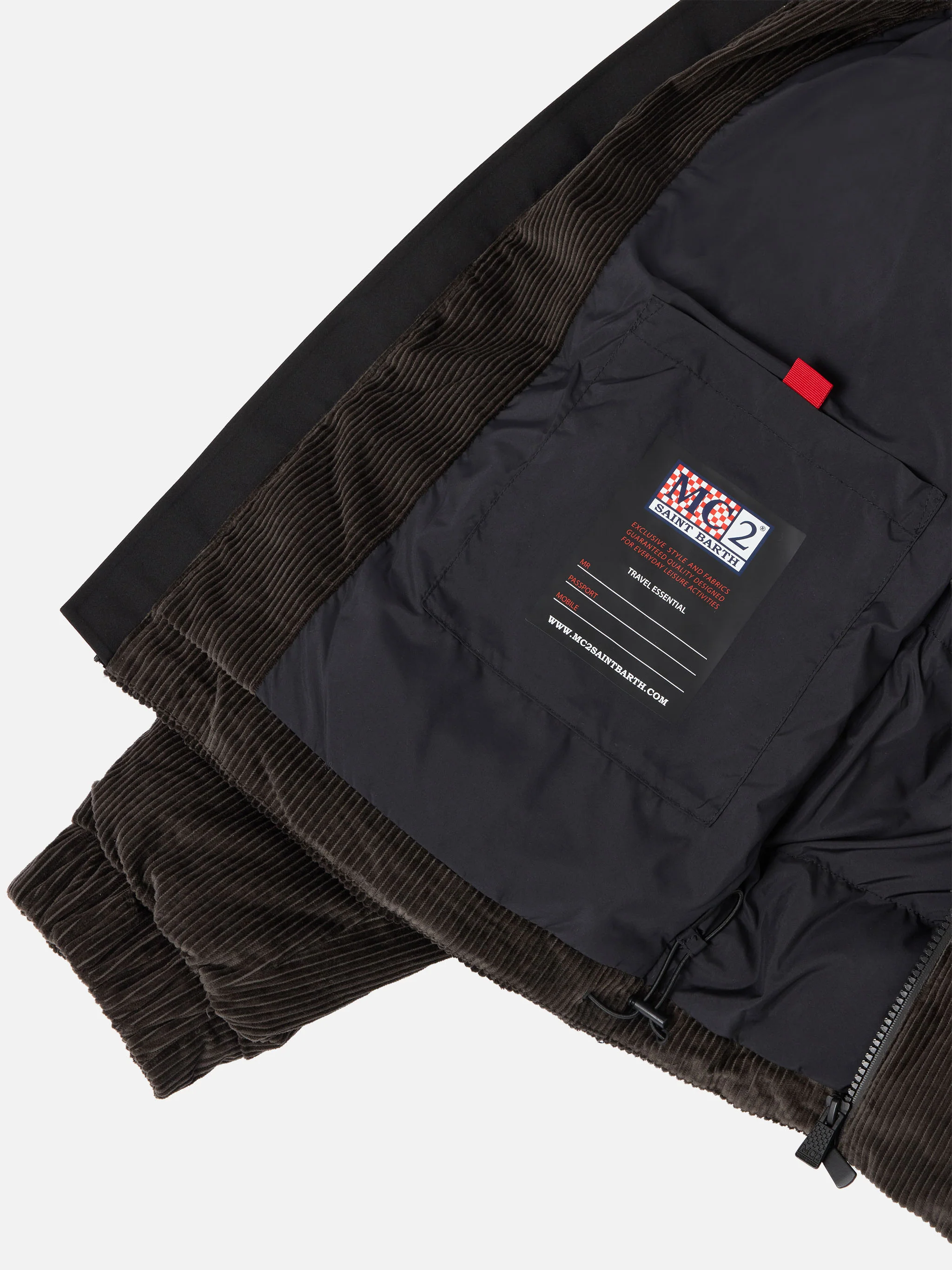 Giacca imbottita con cappuccio Maier Pocket Corduroy - Image 6
