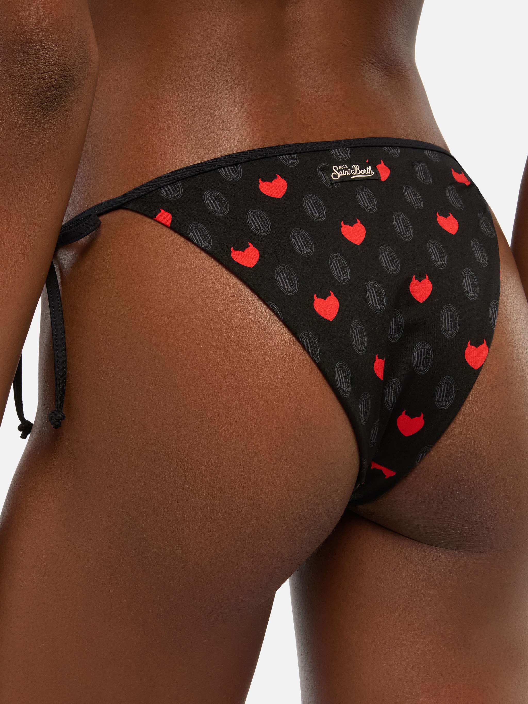 Bikini a triangolo Maleah con stampa Milan | AC MILAN SPECIAL EDITION - Image 5