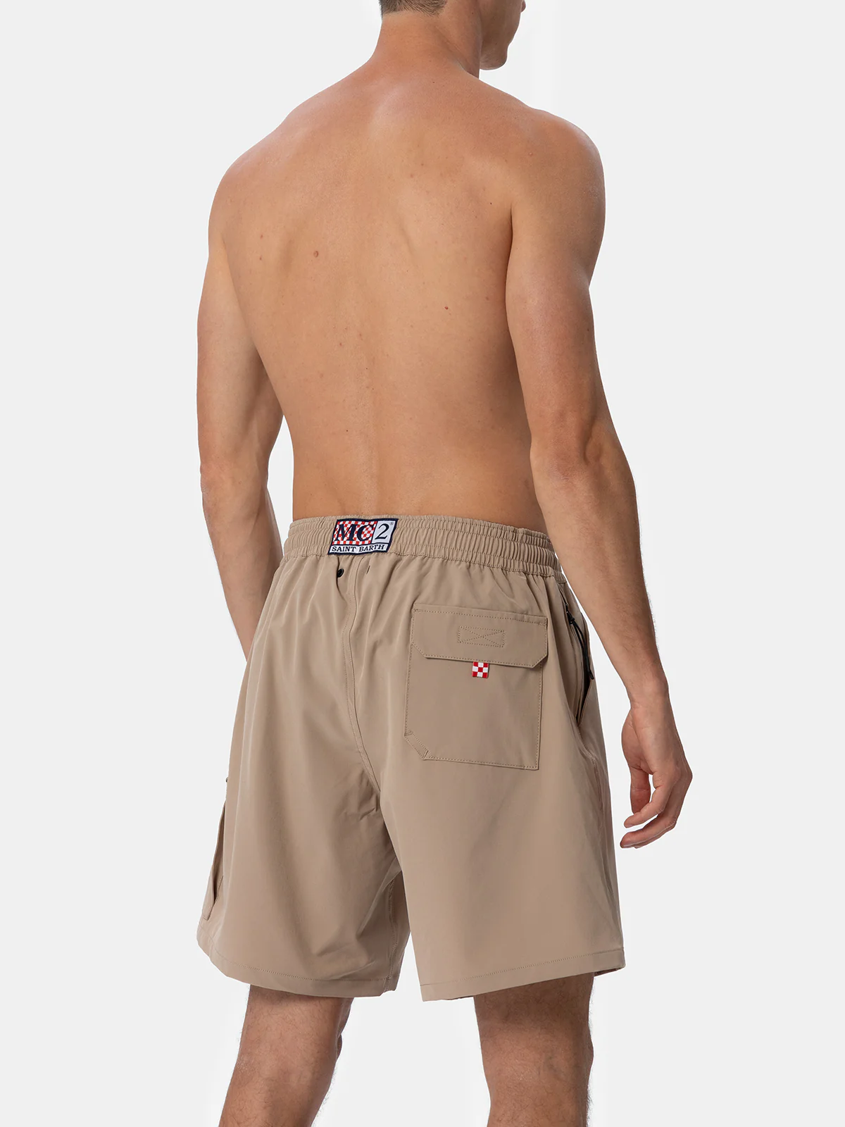 Costume classico elasticizzato Comfort Travel beige - Image 5