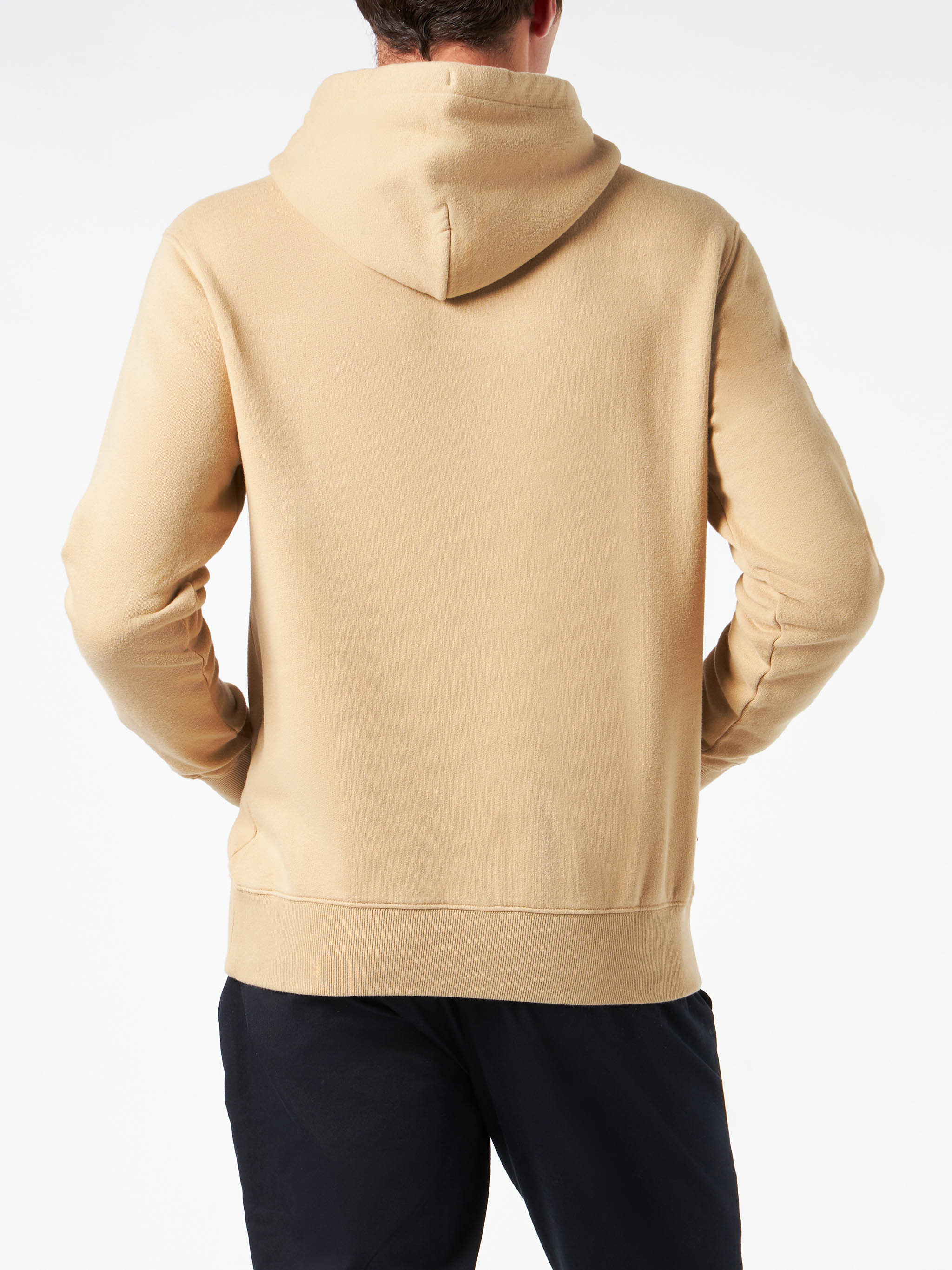 Felpa Tribeca cappuccio patch Cortina beige - Image 2