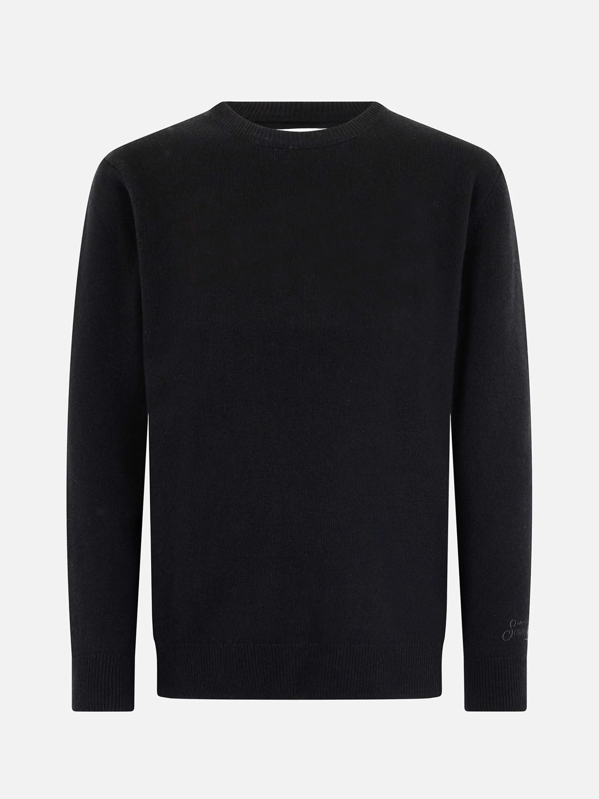 Maglione Regent in 100% CASHMERE nero - Image 4