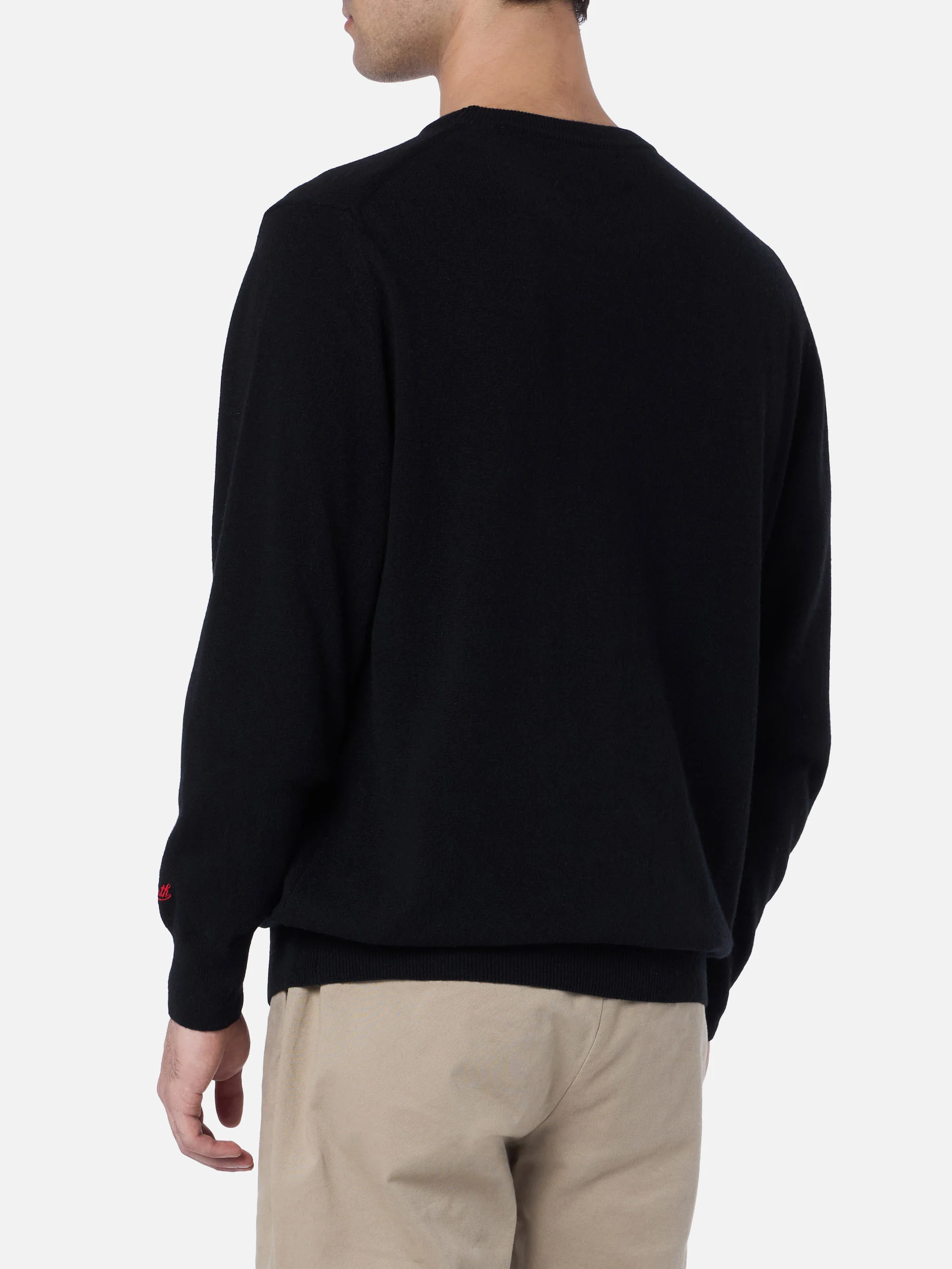 Maglione girocollo Heron con ricamo Single per scelta non mia - Image 3