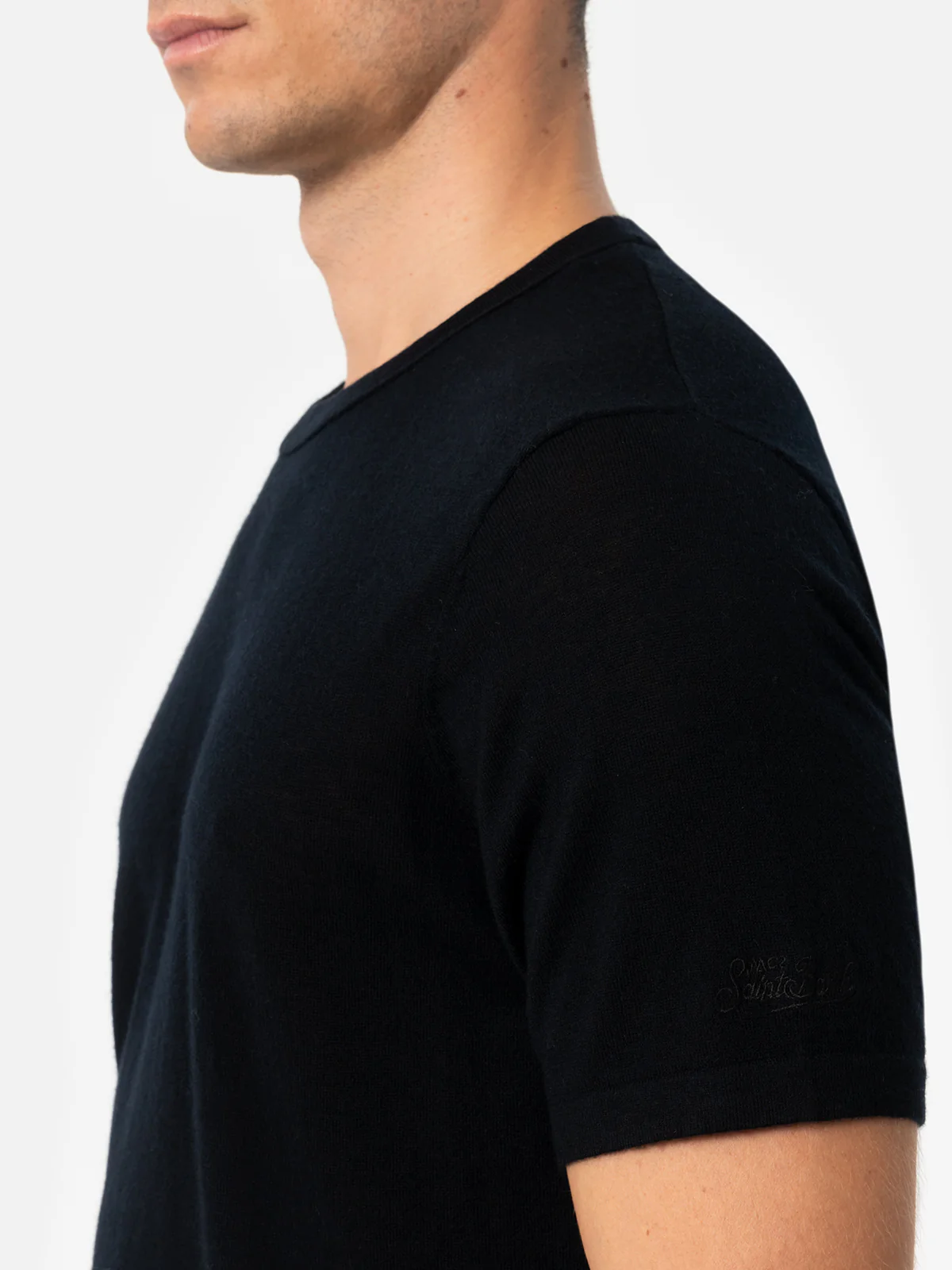 T-shirt Scotto in LANA MERINO e CASHMERE - Image 3