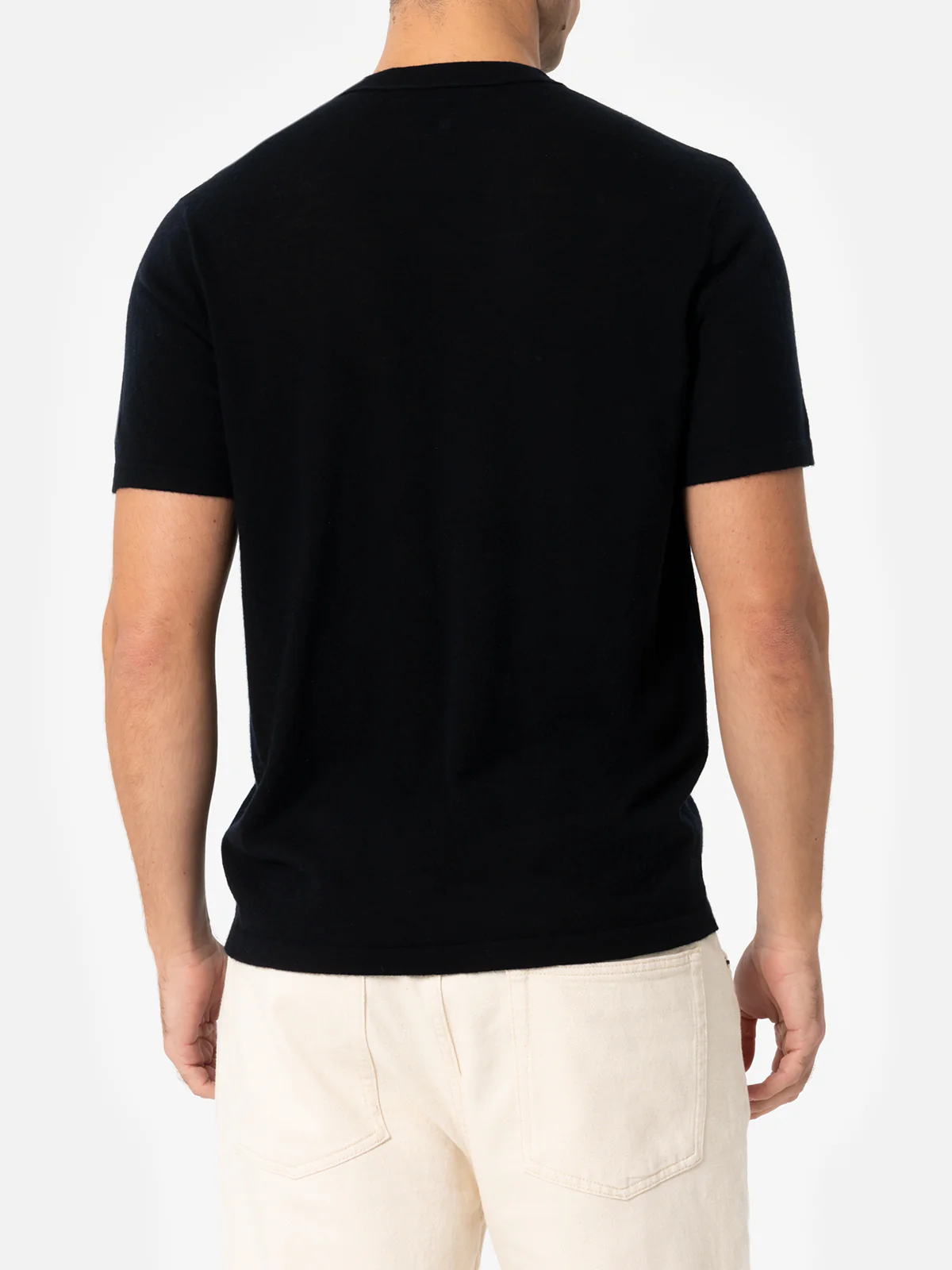 T-shirt Scotto in LANA MERINO e CASHMERE - Image 4