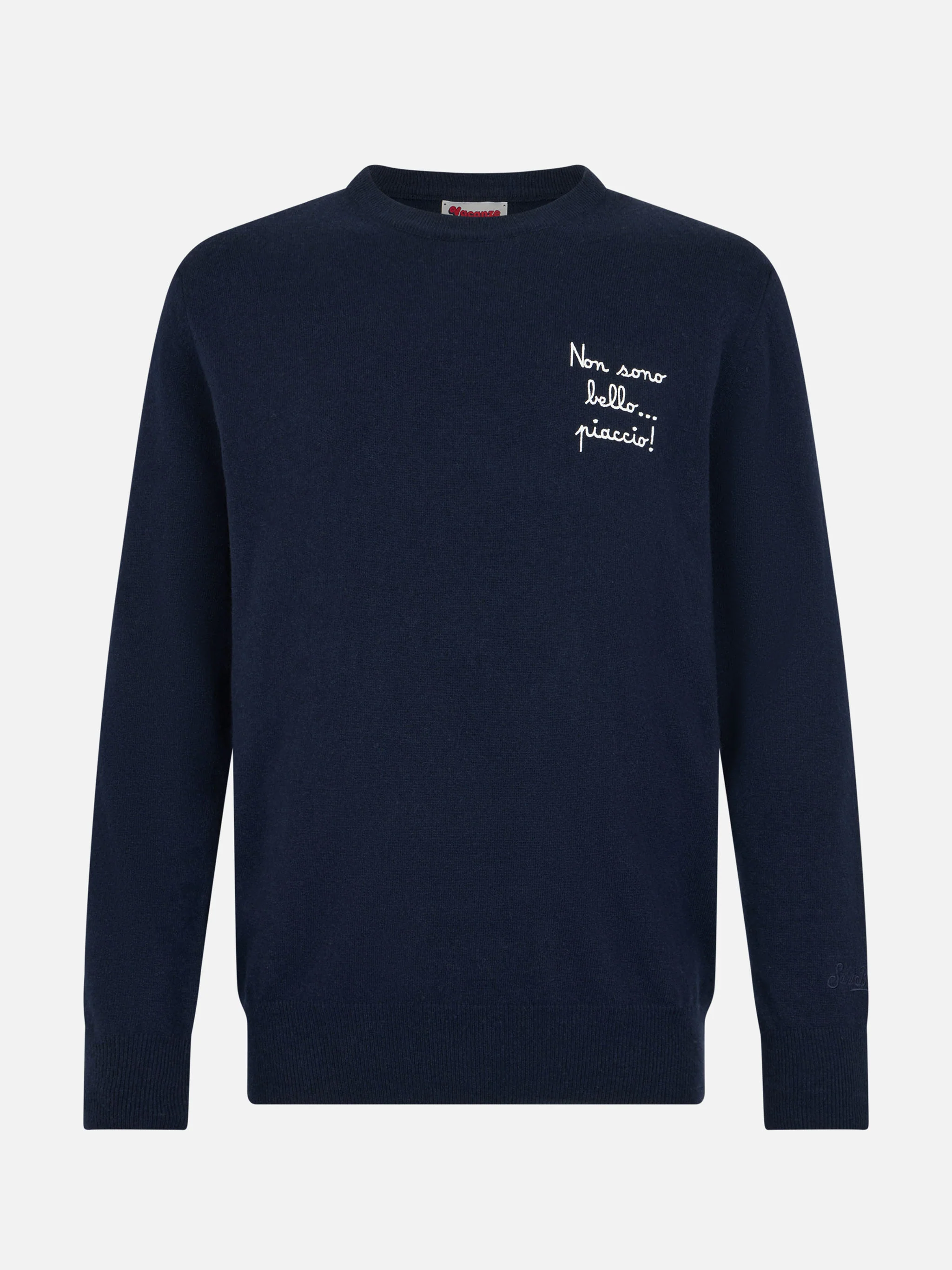 Maglione girocollo Heron Light con ricamo Non sono bello, piaccio! | VACANZE DI NATALE SPECIAL EDITION - Image 4