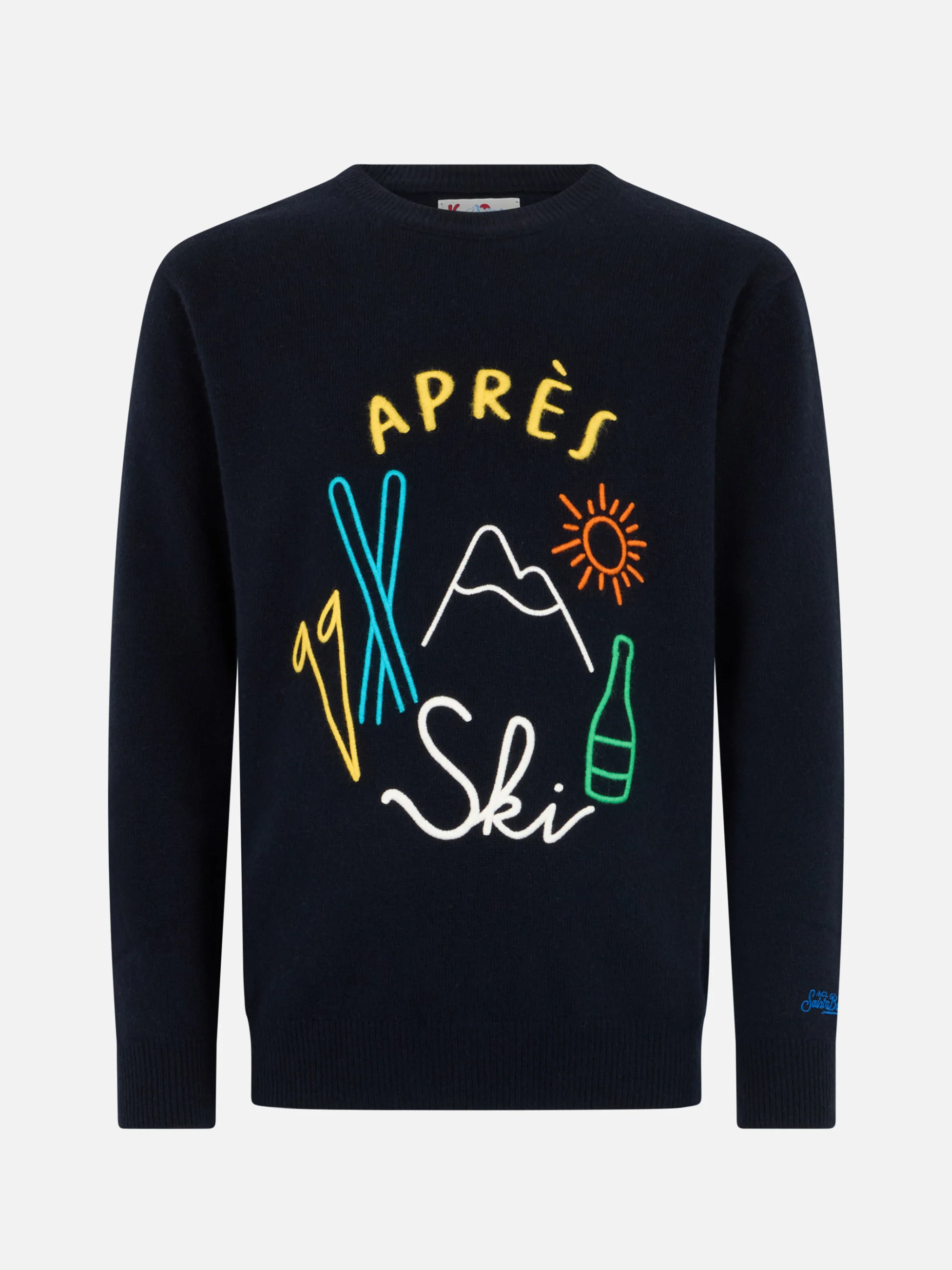 Maglione girocollo Heron con ricamo Apres Ski - Image 3