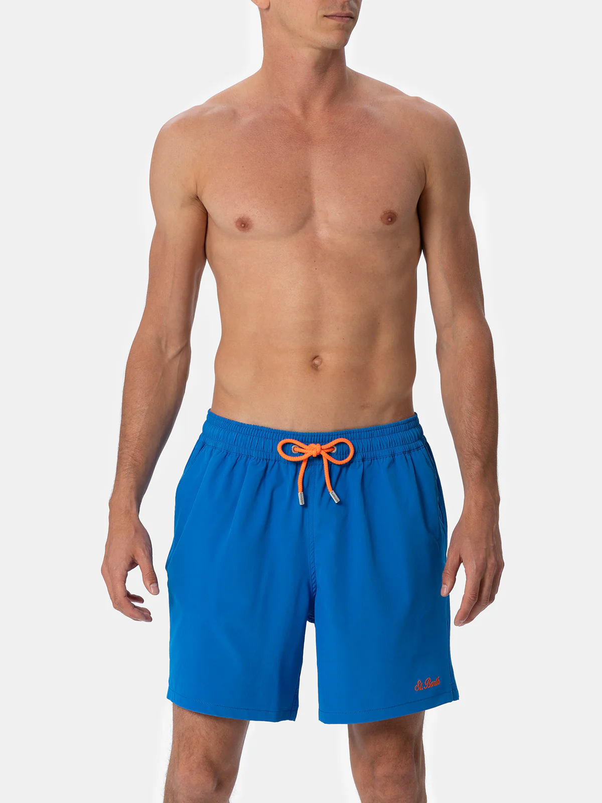 Costume classico elasticizzato Comfort bluette - Image 4
