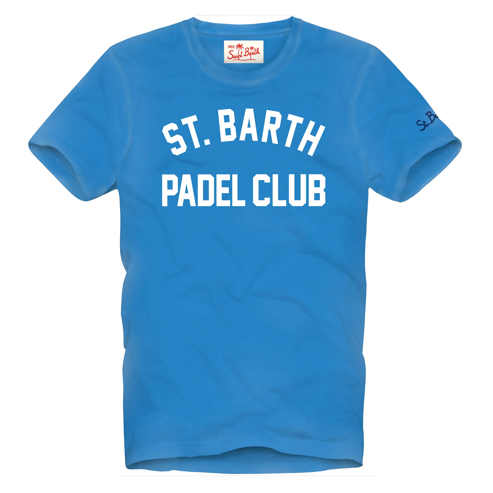 T-shirt Jack stampa St. Barth Padel Club bluette - Image 4