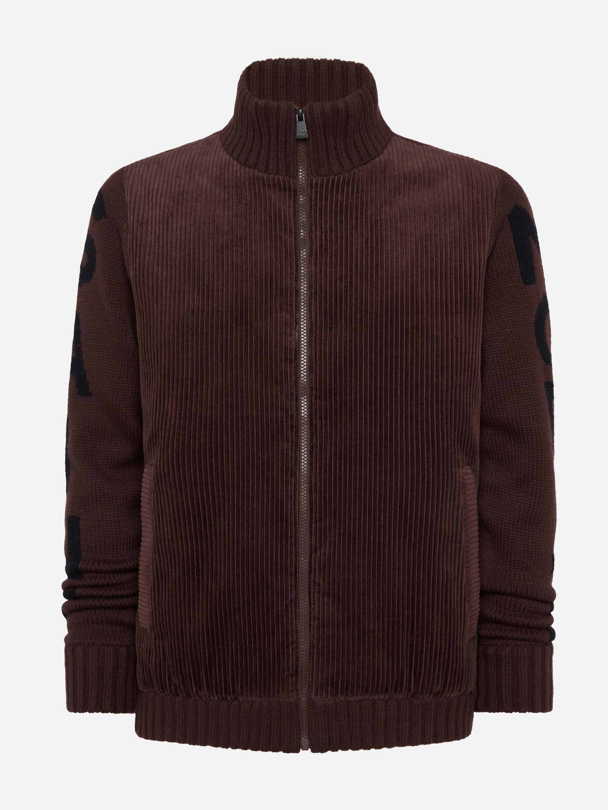 Giacca Whistler imbottita con maniche in maglia - Image 5