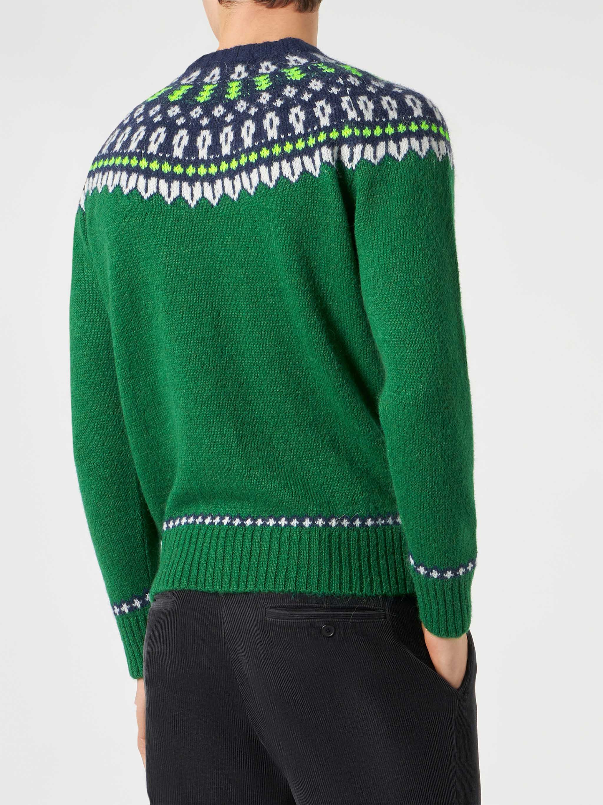 Maglione girocollo Heron con jacquard fair-isle - Image 3
