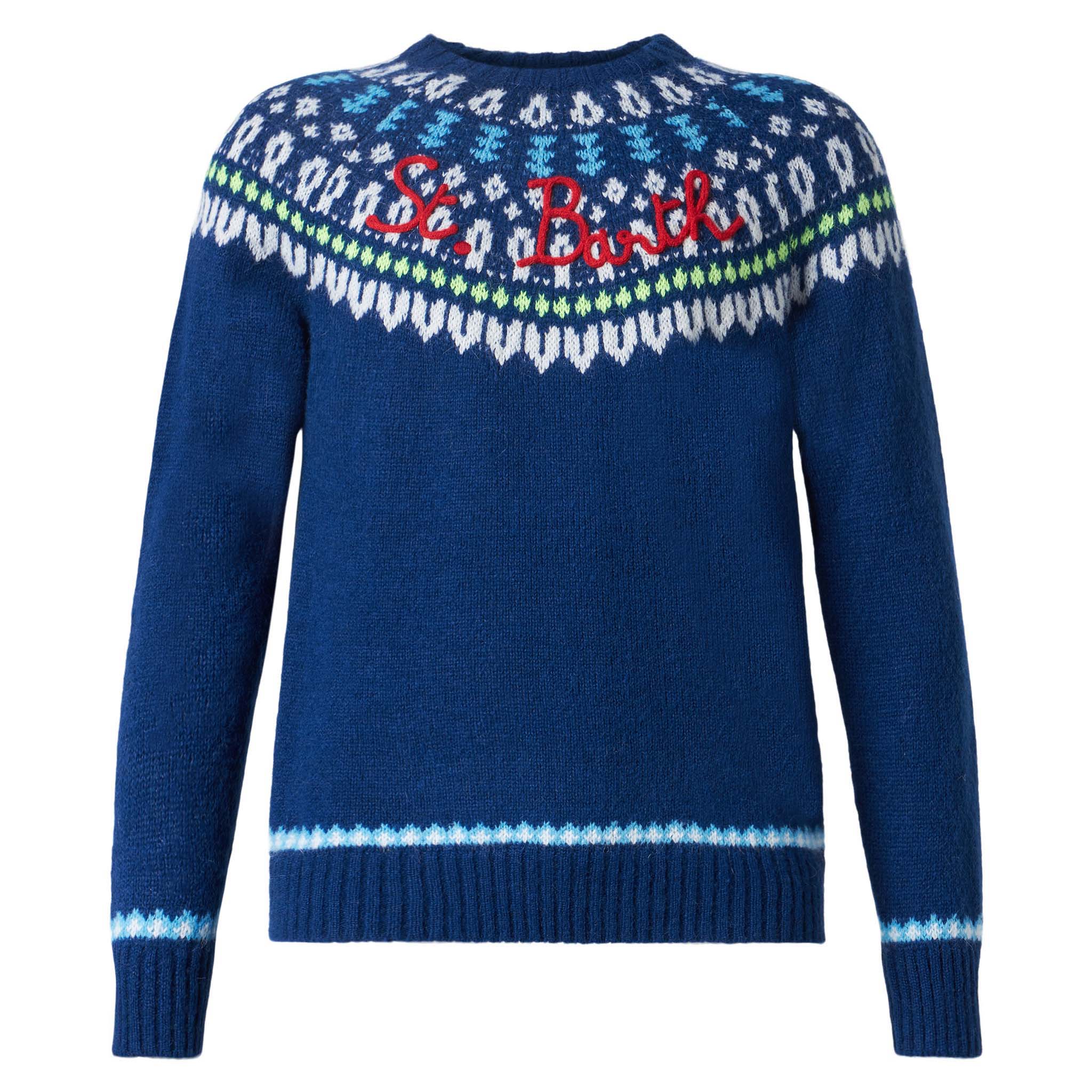 Maglione girocollo Heron con jacquard fair-isle - Image 4