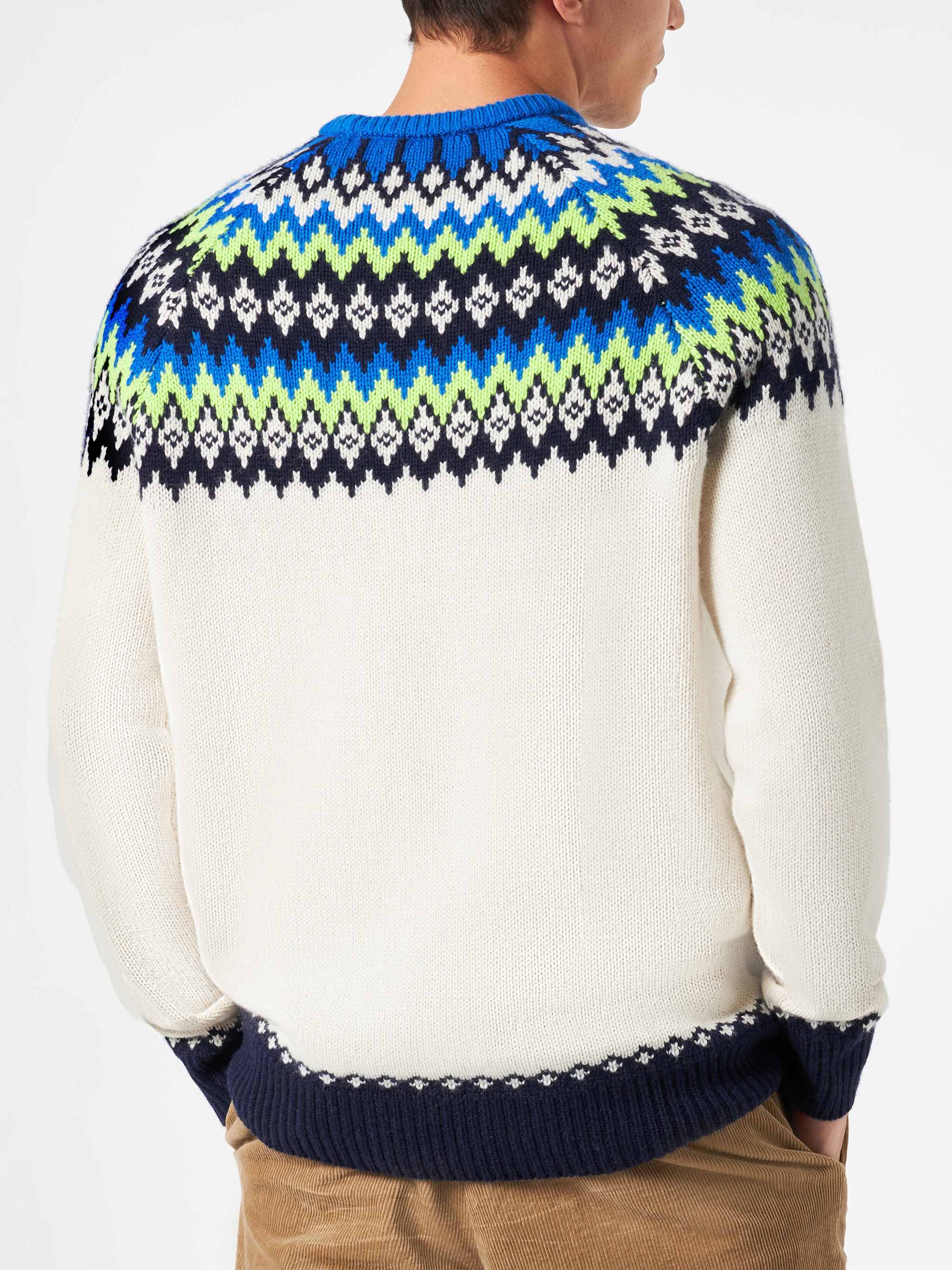 Maglione girocollo Heron con jacquard fair-isle - Image 3