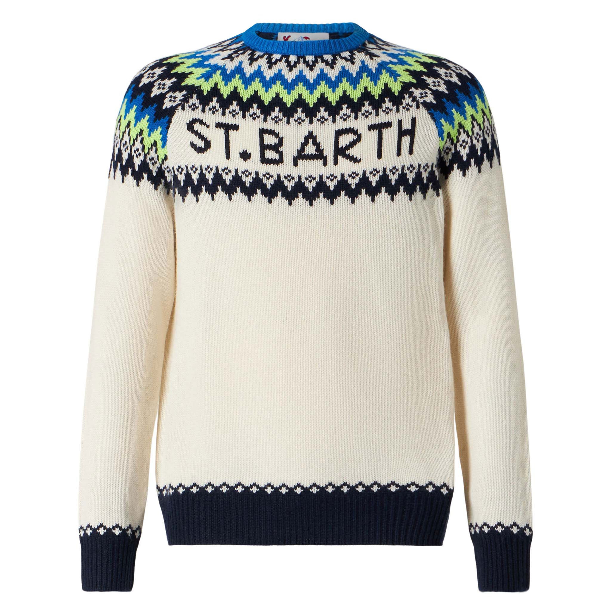 Maglione girocollo Heron con jacquard fair-isle - Image 4