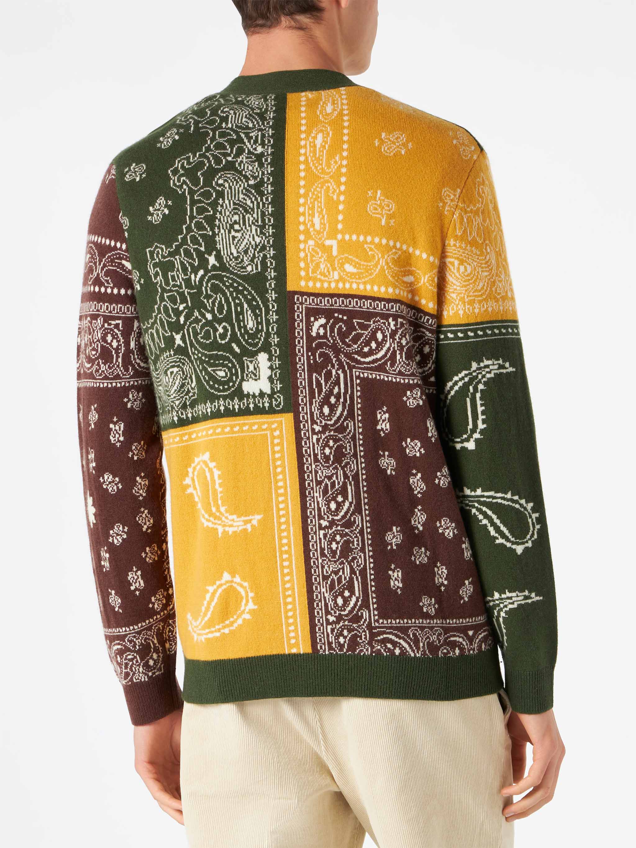 Cardigan Jonan stampa bandana - Image 3