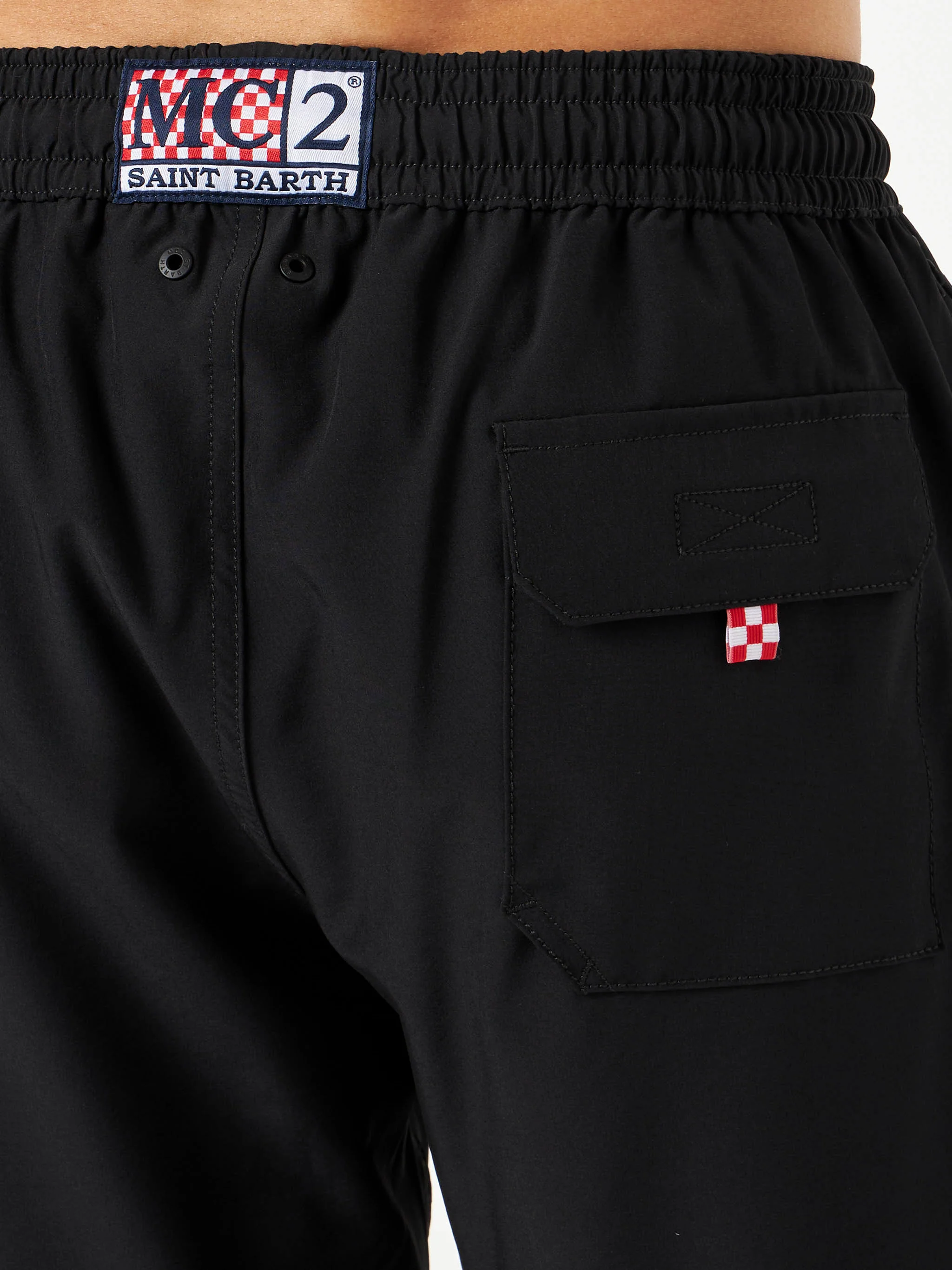 Costume mare Comfort elasticizzato nero - Image 5