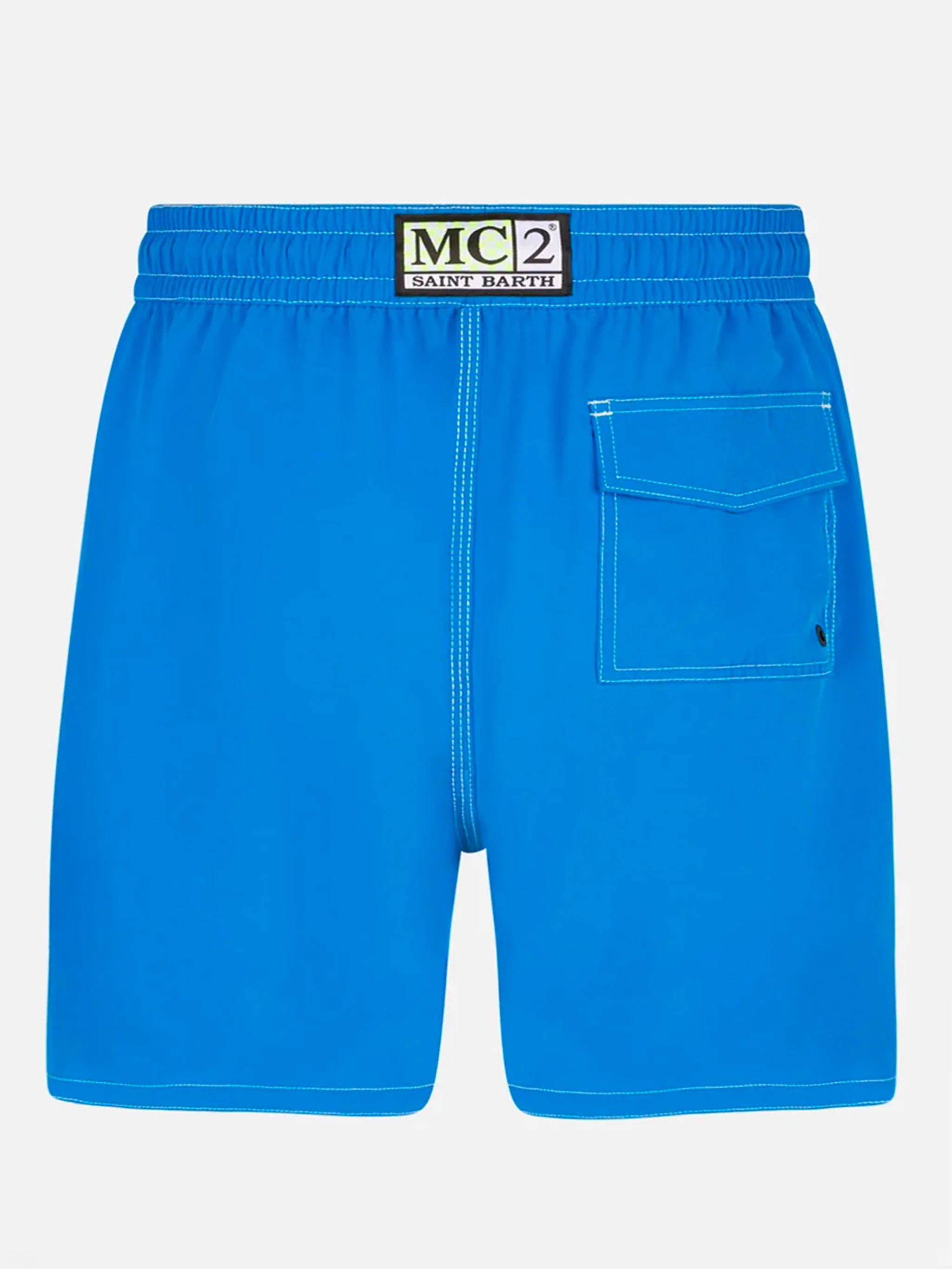 Costume da bagno da uomo surf comfort ed stretch bluette - Image 2
