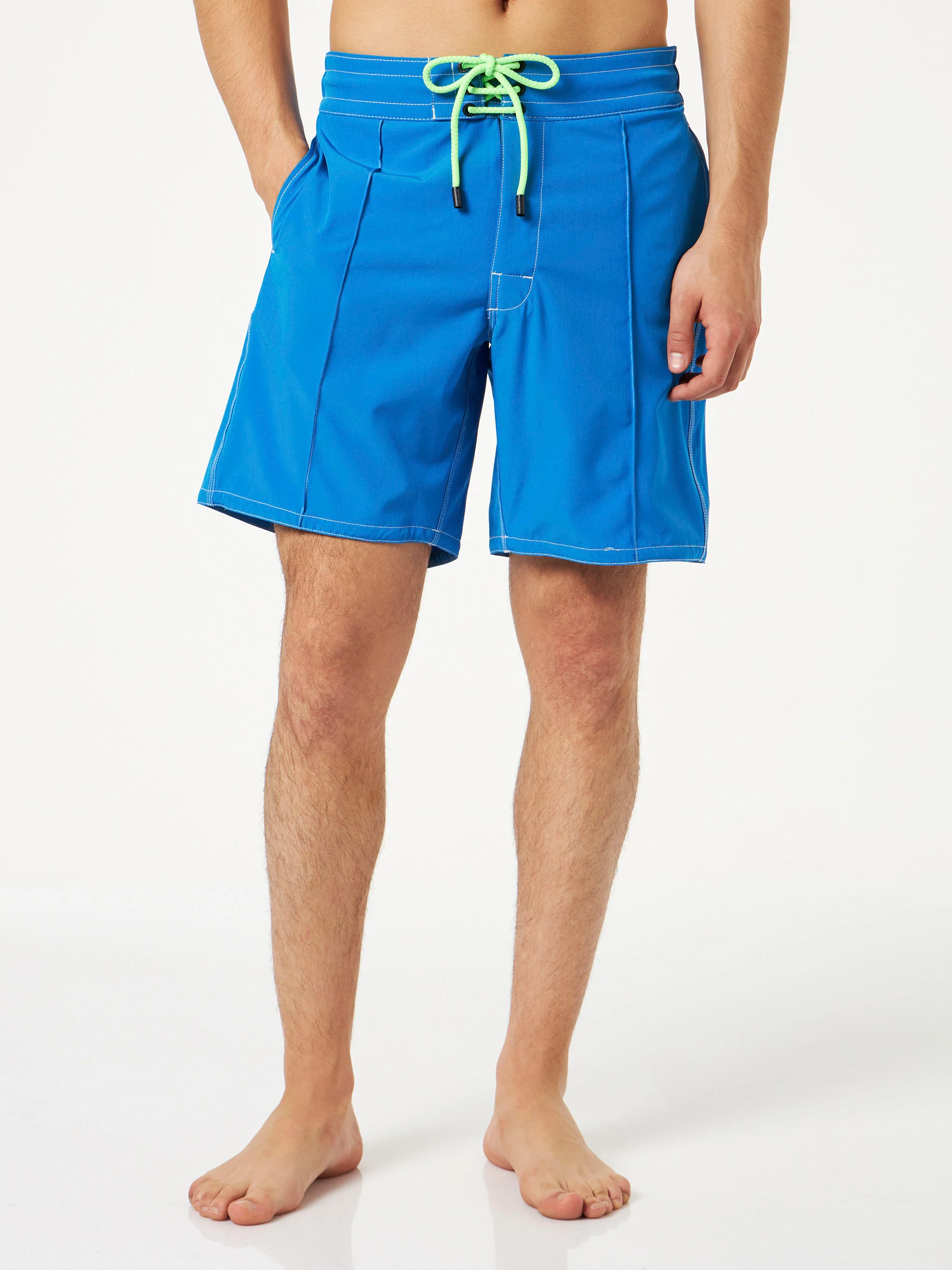 Costume da bagno da uomo surf comfort ed stretch bluette - Image 3