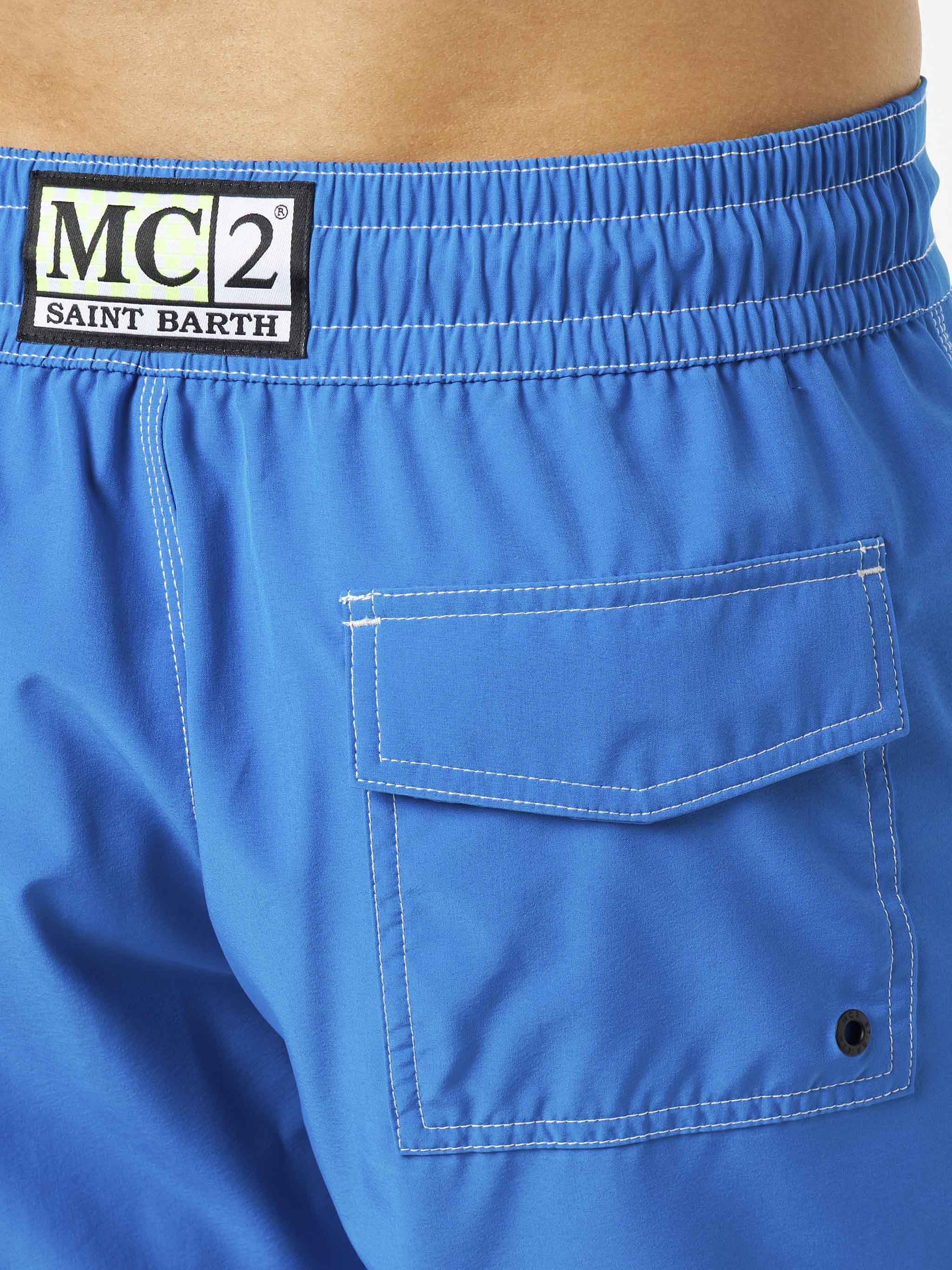 Costume da bagno da uomo surf comfort ed stretch bluette - Image 5