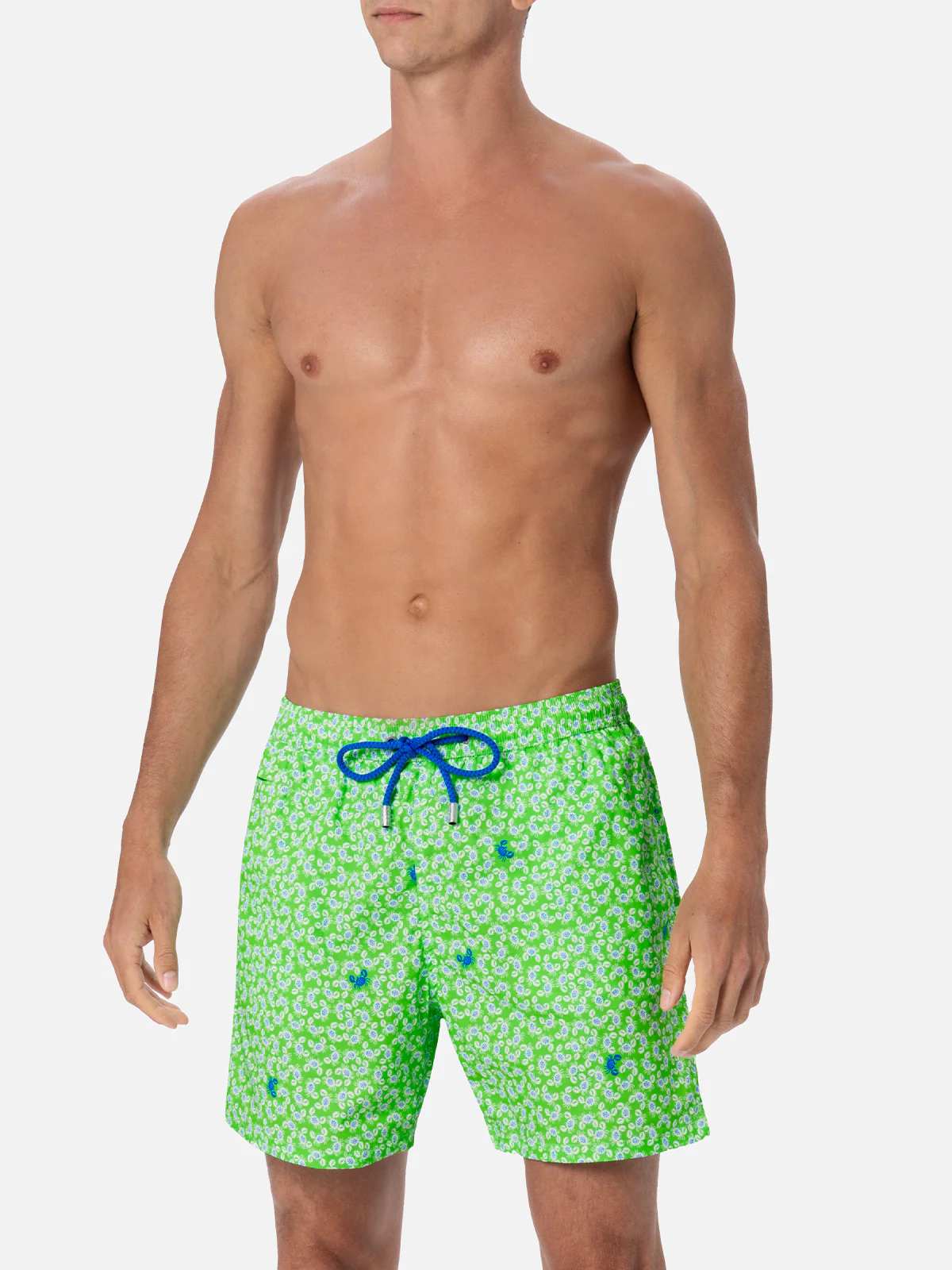 Costume classico elasticizzato Comfort Light con stampa granchi - Image 3