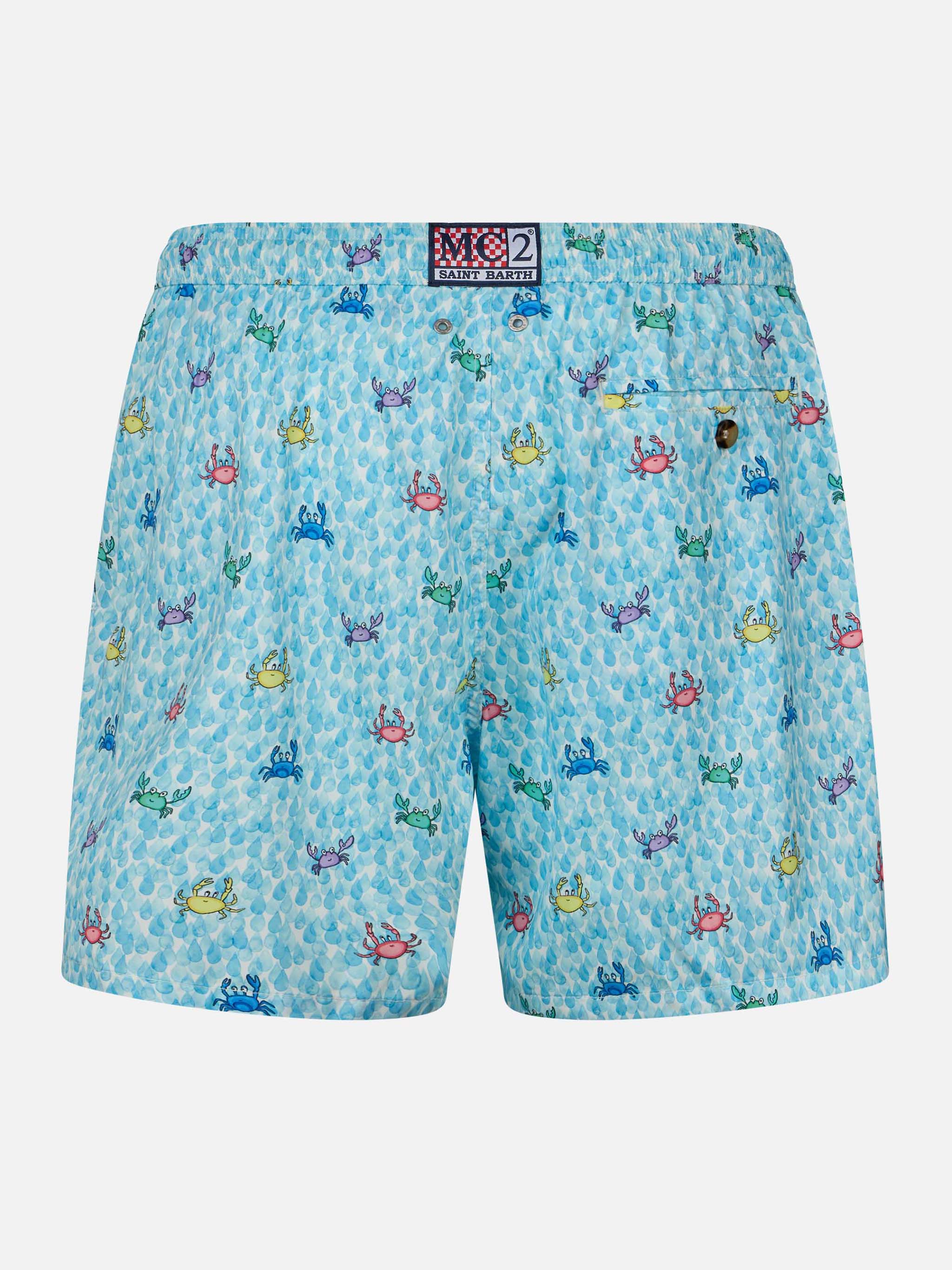 Costume classico elasticizzato Comfort Light con stampa granchi - Image 2