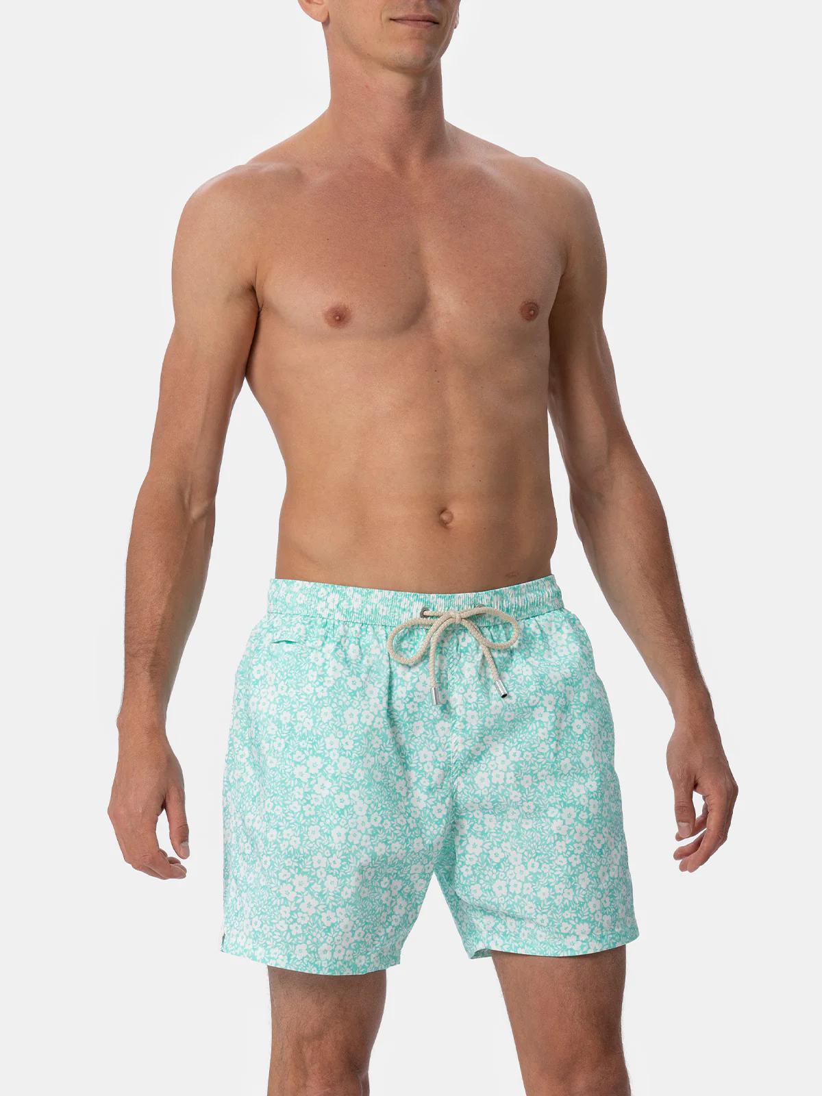 Costume classico elasticizzato Comfort Light con stampa a fiori - Image 4