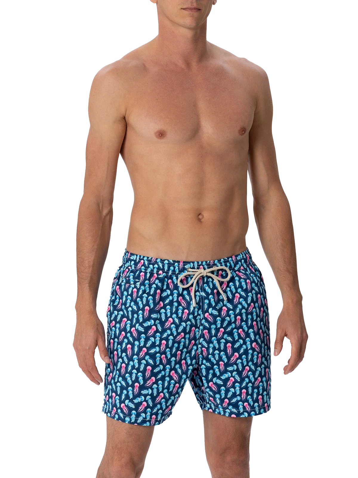Costume classico elasticizzato Comfort Light con stampa meduse - Image 3