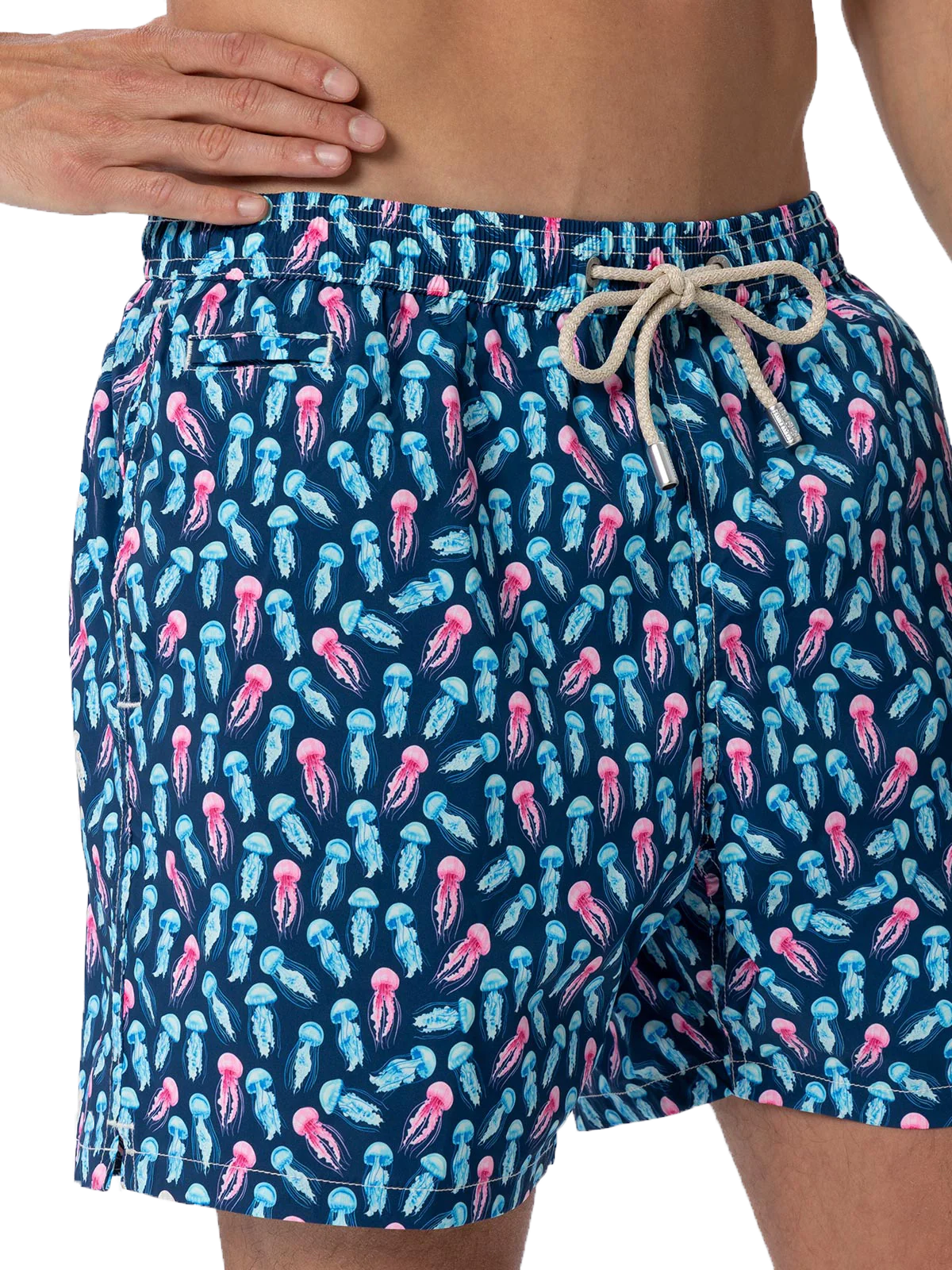 Costume classico elasticizzato Comfort Light con stampa meduse - Image 4