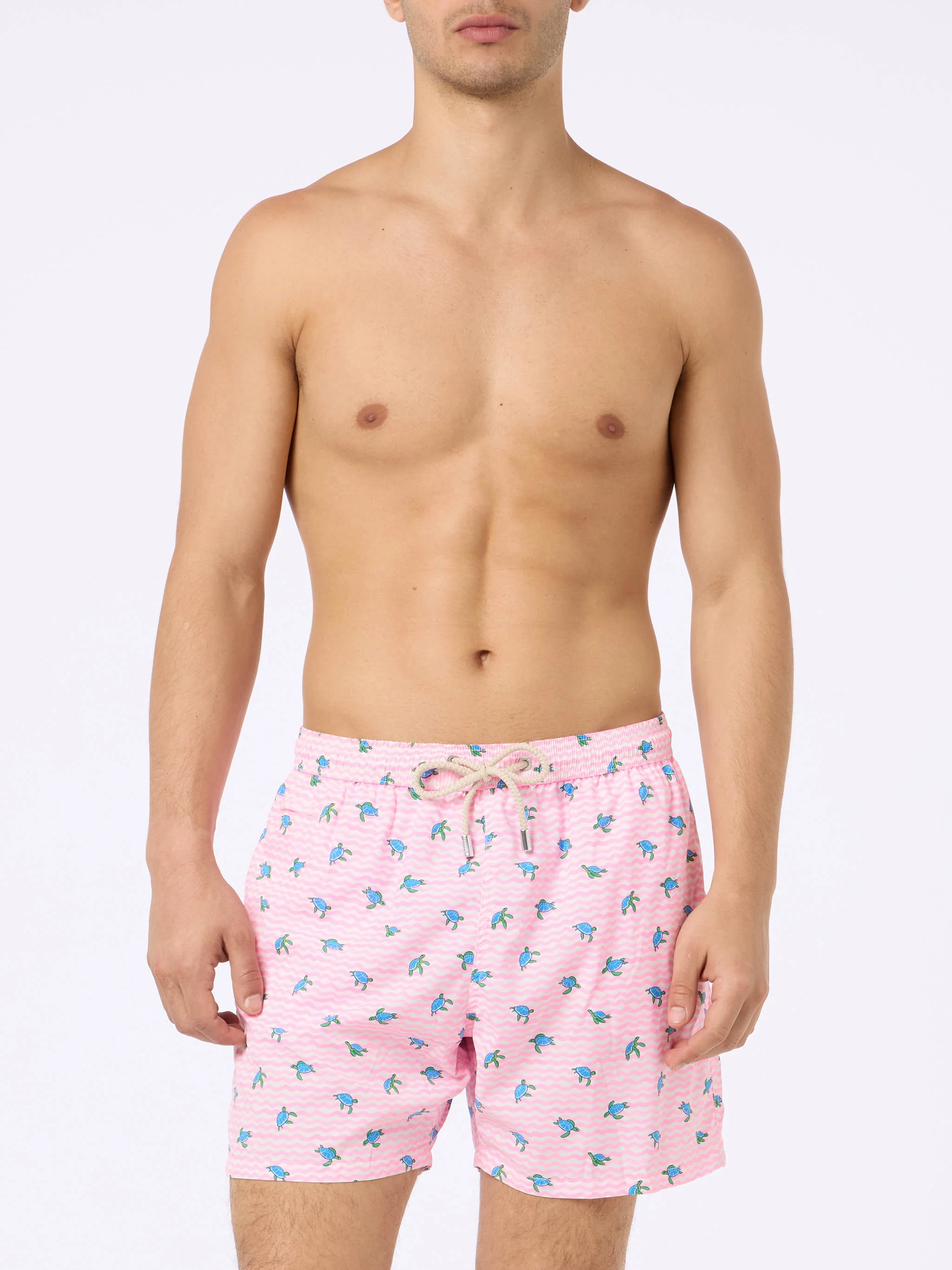 Costume classico elasticizzato Comfort Light con stampa tartarughe marine - Image 3