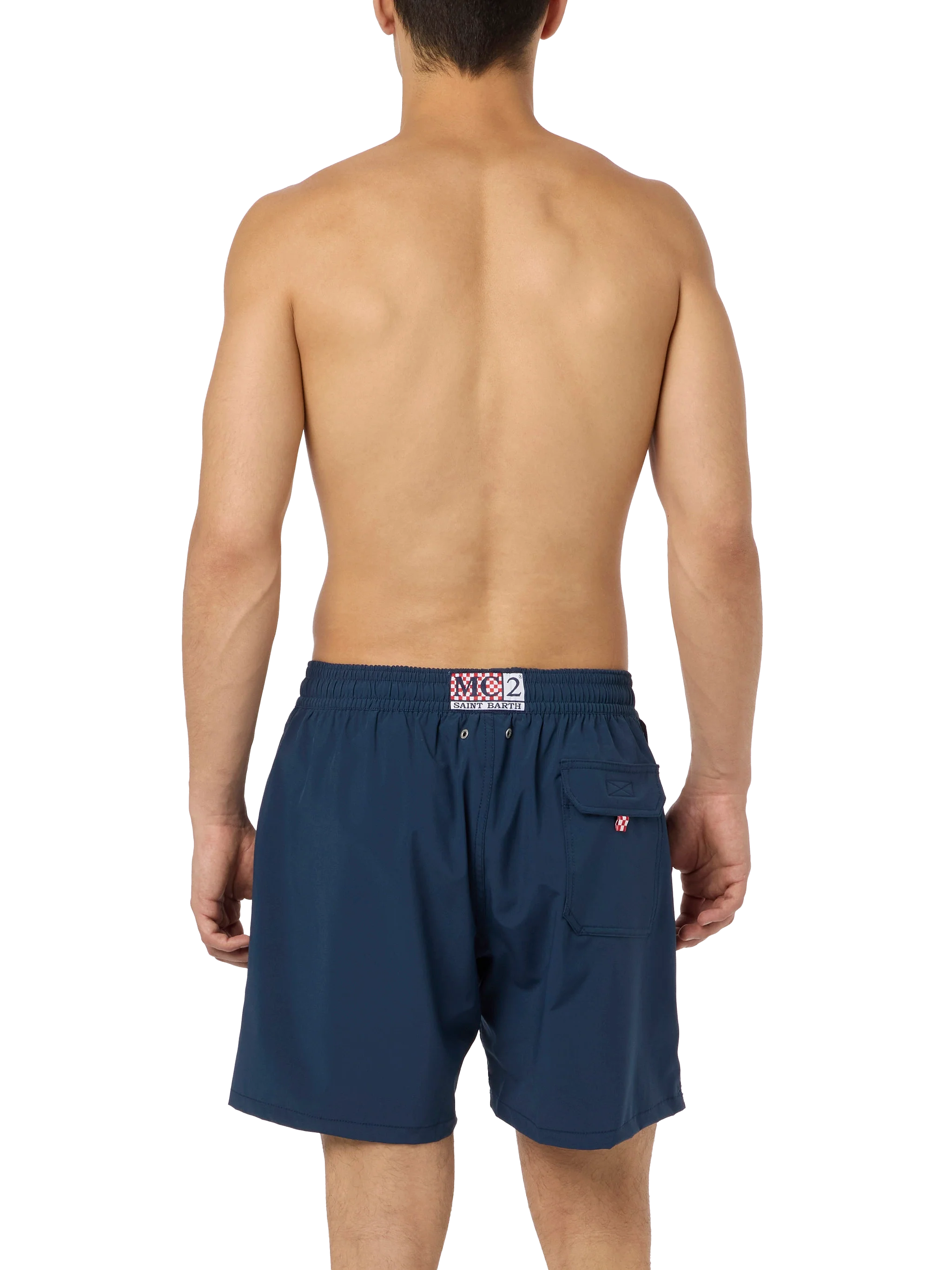 Costume classico elasticizzato Comfort con ricamo Dal Padel alla Brace | EDIZIONE SPECIALE INSULTI LUMINOSI - Image 6