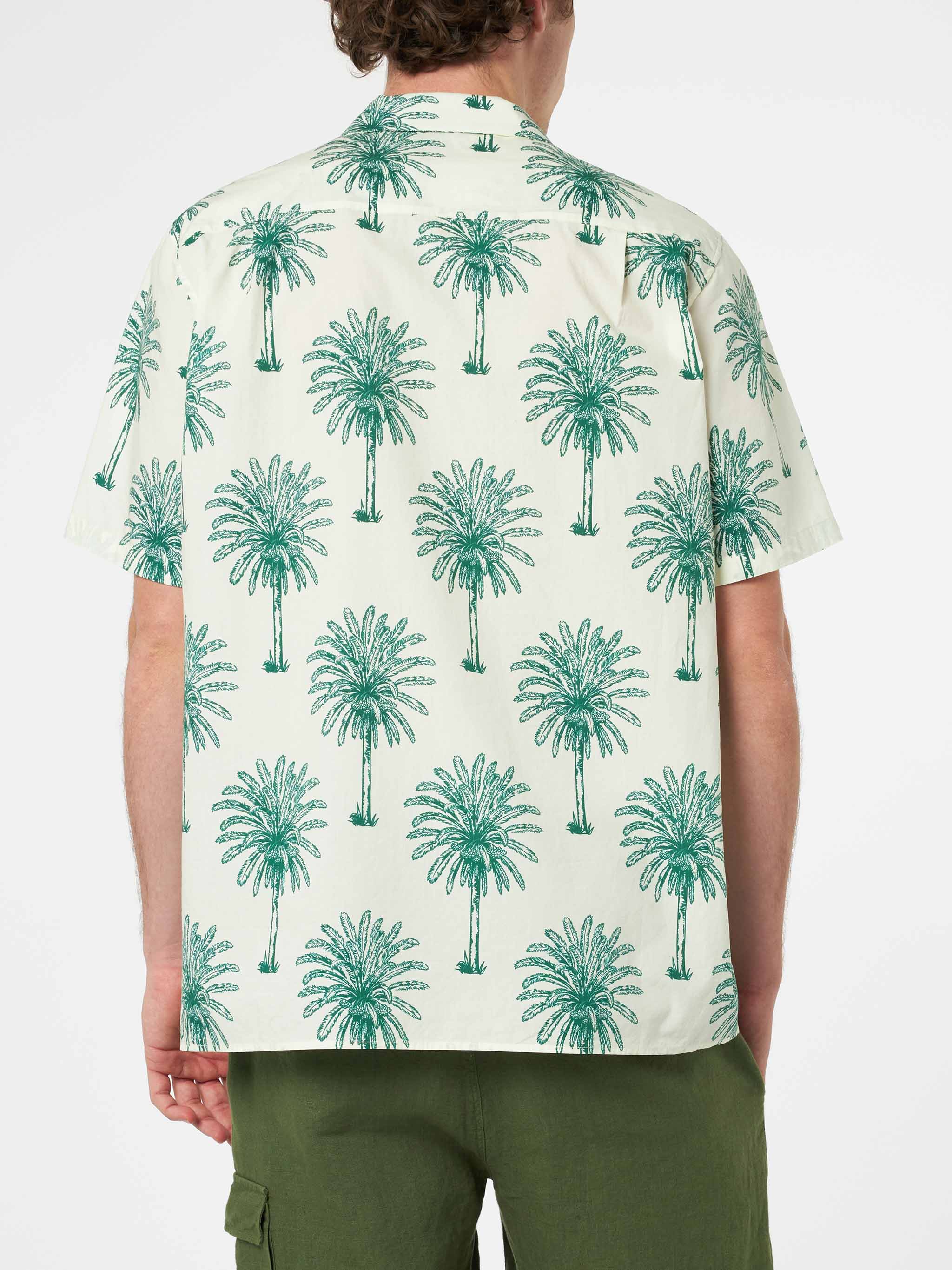 Camicia Kalea in cotone stampa palme - Image 2