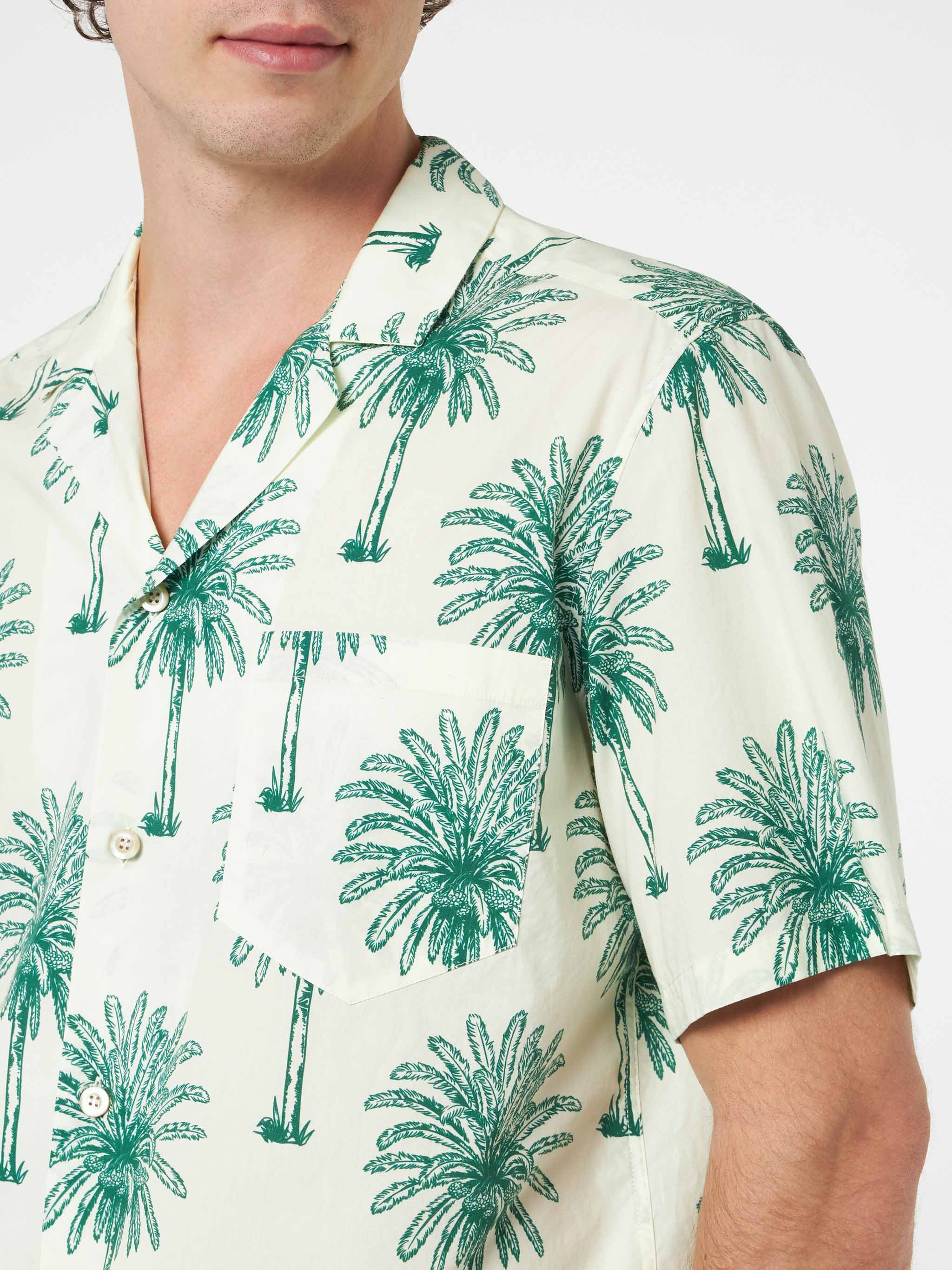 Camicia Kalea in cotone stampa palme - Image 3