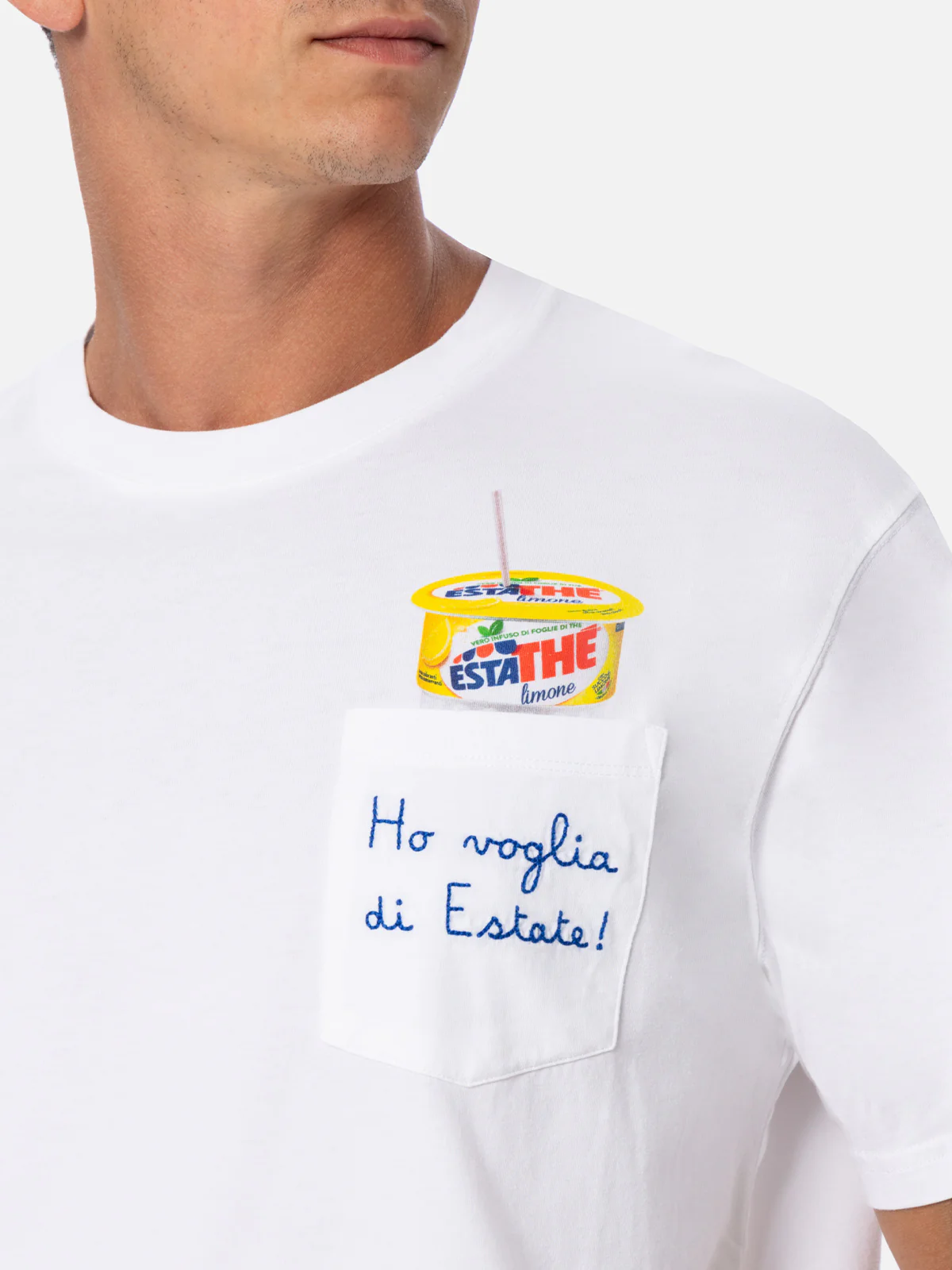 T-shirt Austin in cotone con ricamo Estathé | Special Edition - Image 2