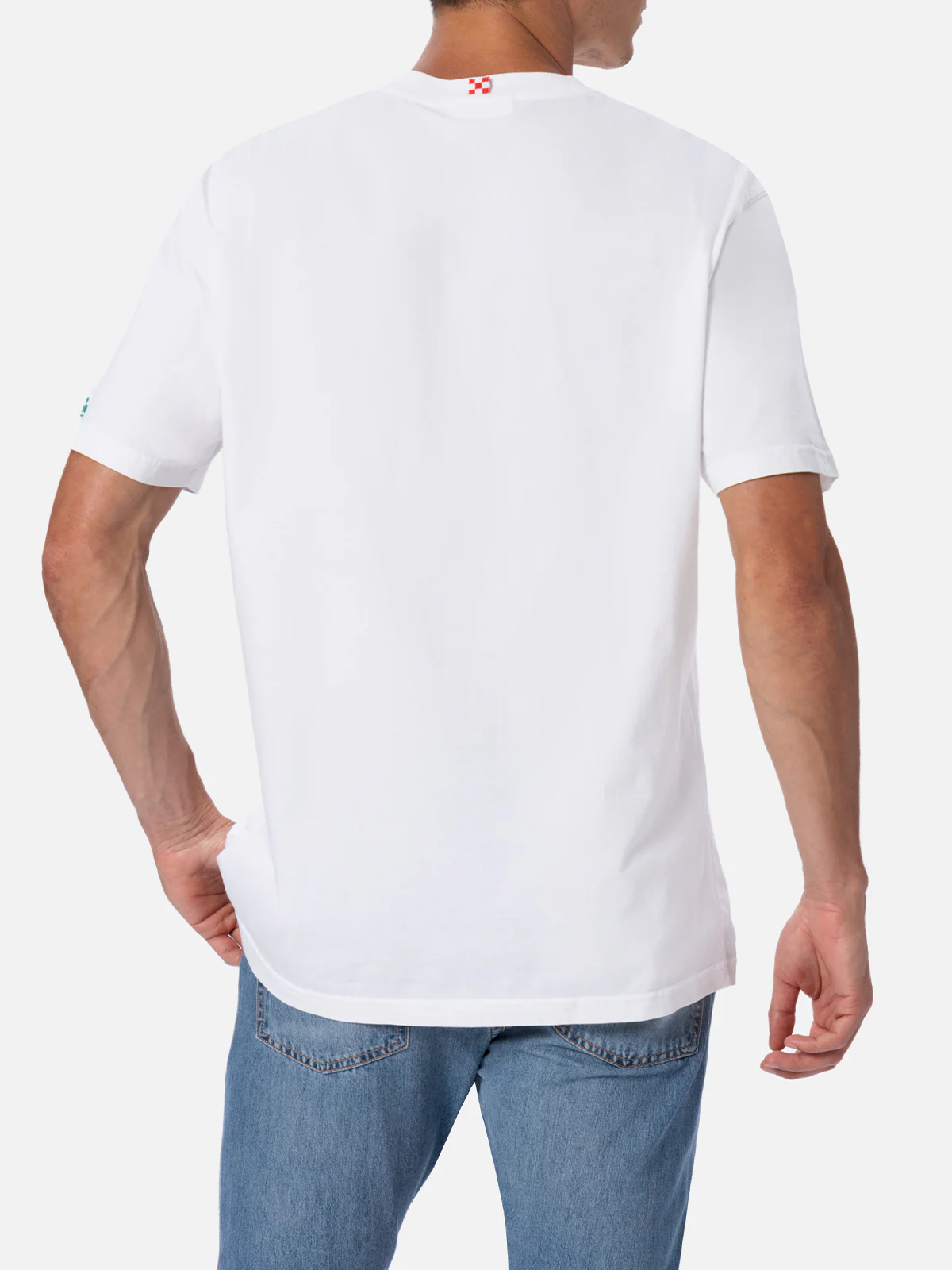 T-shirt Austin in cotone con stampa orologio e ricamo - Image 4